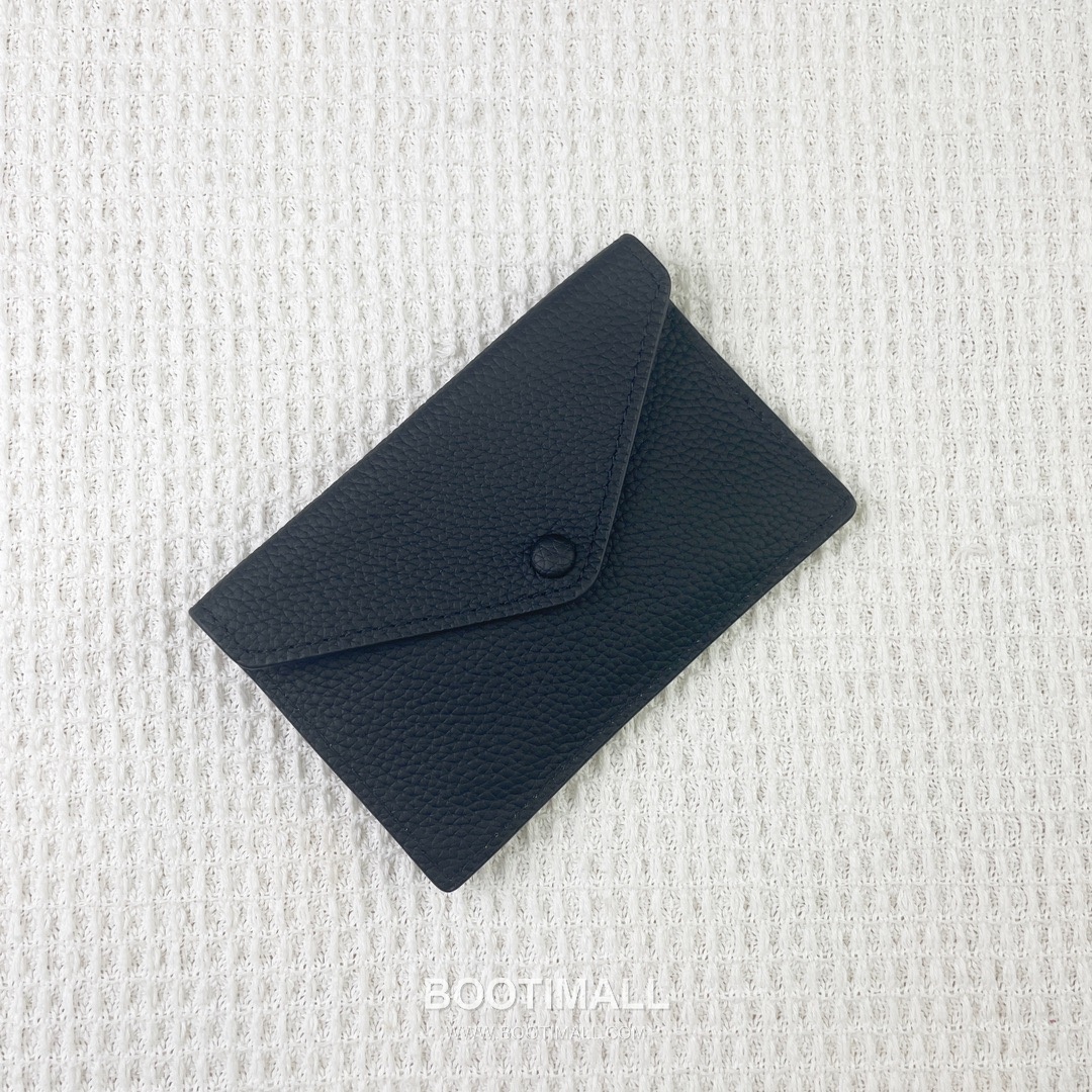 Hermes Barenia Faubourg Pebbled Calfskin Leather Card Holder Wallet 에르메스 바레니아 포부르 페블드 카프스킨 레더 카드홀더 지갑 2215 12cm 3