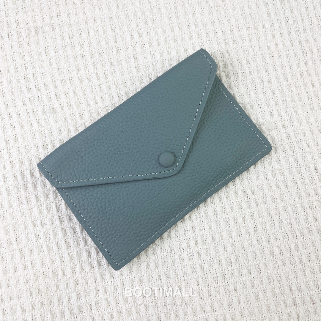 Hermes Barenia Faubourg Pebbled Calfskin Leather Card Holder Wallet 에르메스 바레니아 포부르 페블드 카프스킨 레더 카드홀더 지갑 2215 12cm 6