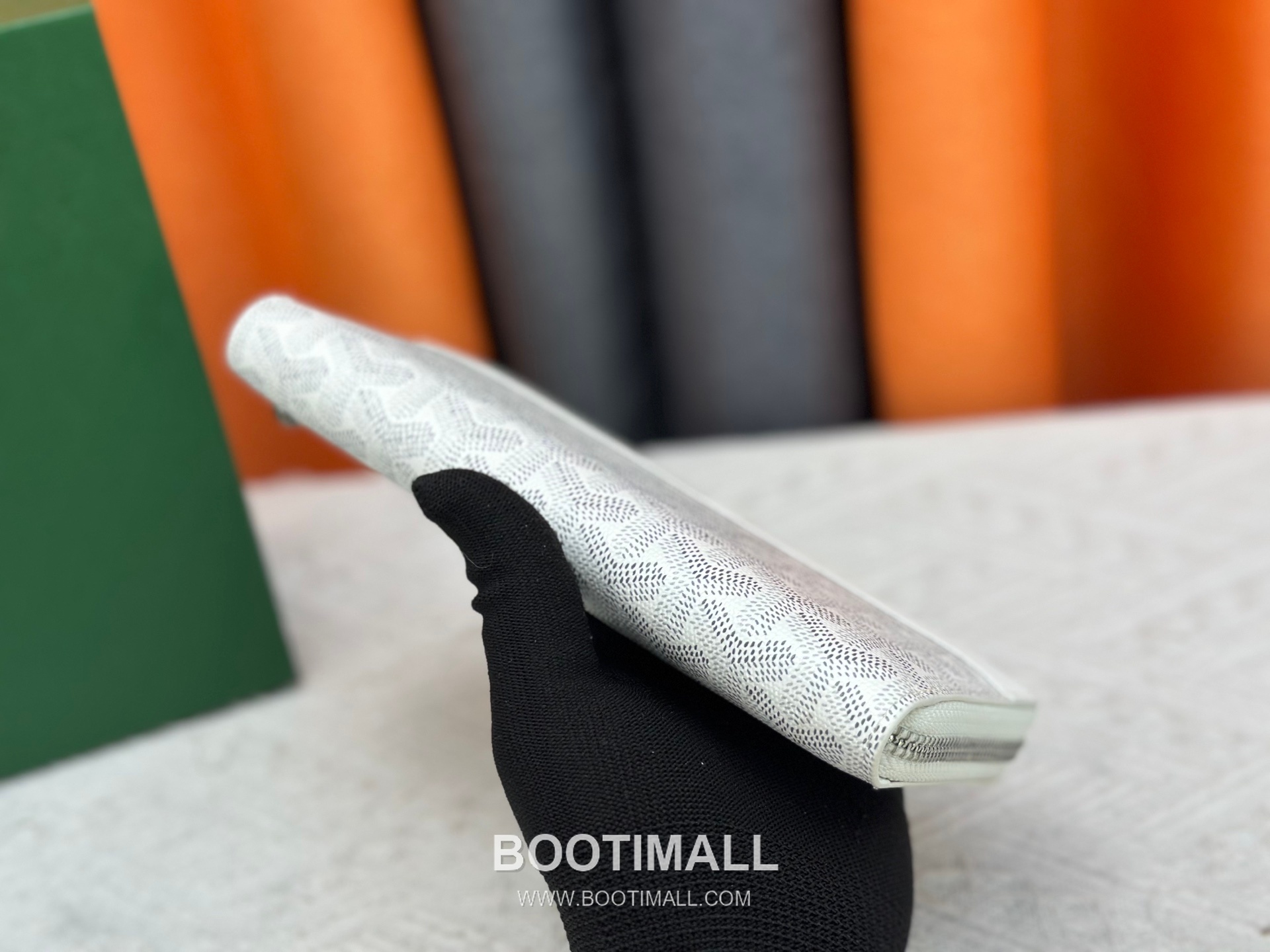 Goyard Canvas Calfskin Leather Long Wallet with Zip Pocket Detail 고야드 캔버스 카프스킨 레더 지퍼 포켓 장지갑 3368 M60017 20cm 3