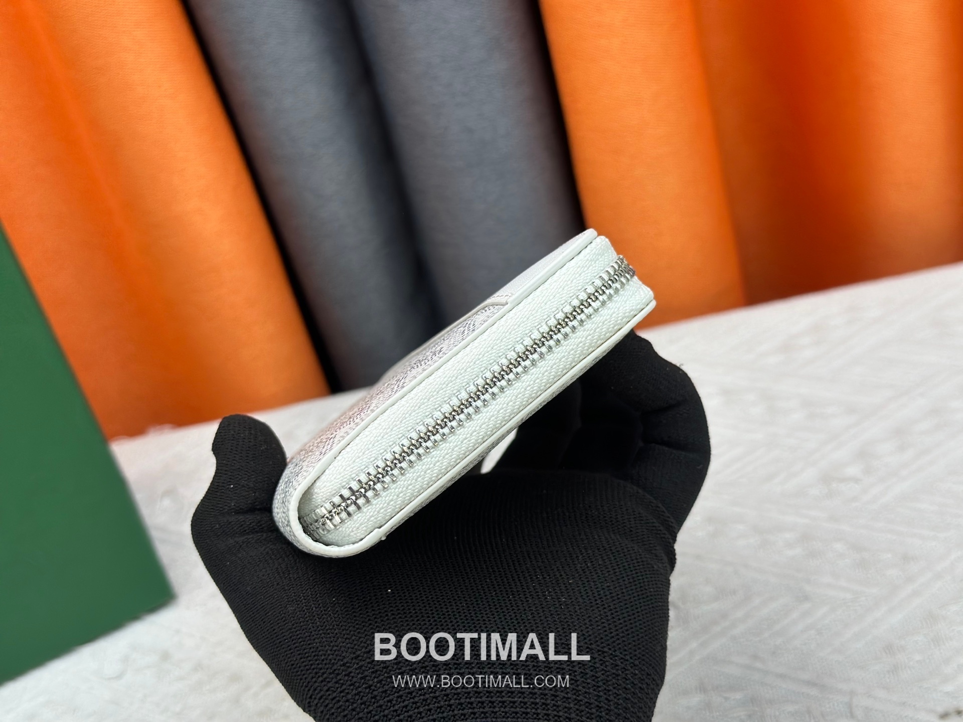 Goyard Canvas Calfskin Leather Long Wallet with Zip Pocket Detail 고야드 캔버스 카프스킨 레더 지퍼 포켓 장지갑 3368 M60017 20cm 4