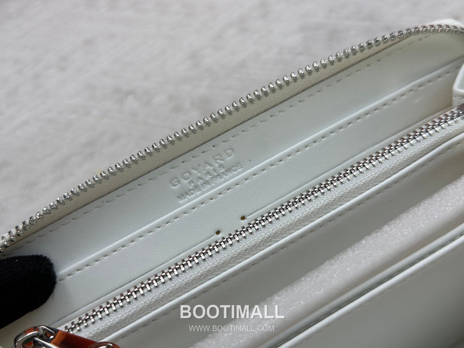 Goyard Canvas Calfskin Leather Long Wallet with Zip Pocket Detail 고야드 캔버스 카프스킨 레더 지퍼 포켓 장지갑 3368 M60017 20cm 9