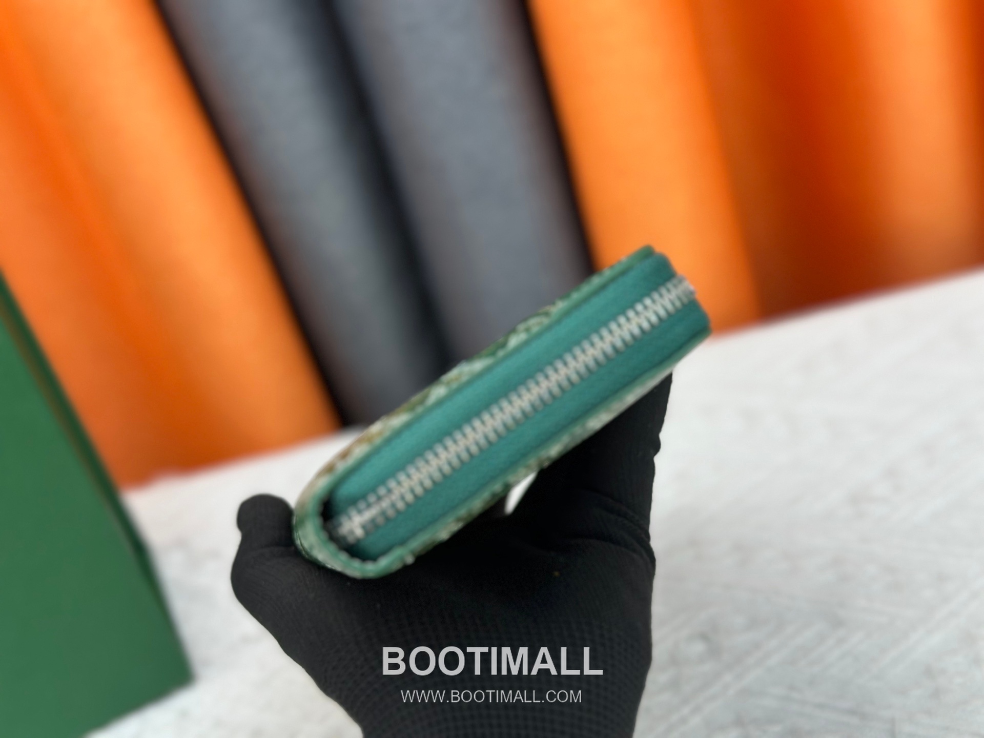 Goyard Canvas Calfskin Leather Long Wallet with Zip Pocket Detail 고야드 캔버스 카프스킨 레더 지퍼 포켓 장지갑 3368 M60017 20cm 4