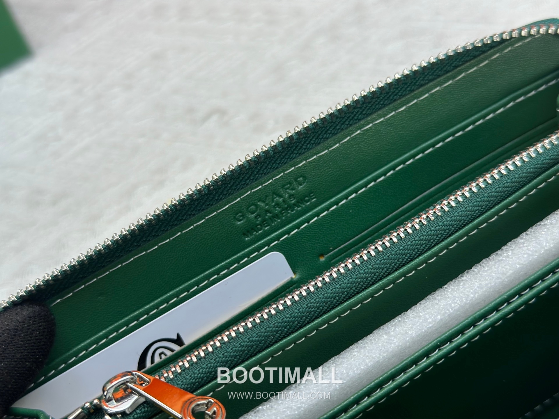 Goyard Canvas Calfskin Leather Long Wallet with Zip Pocket Detail 고야드 캔버스 카프스킨 레더 지퍼 포켓 장지갑 3368 M60017 20cm 9