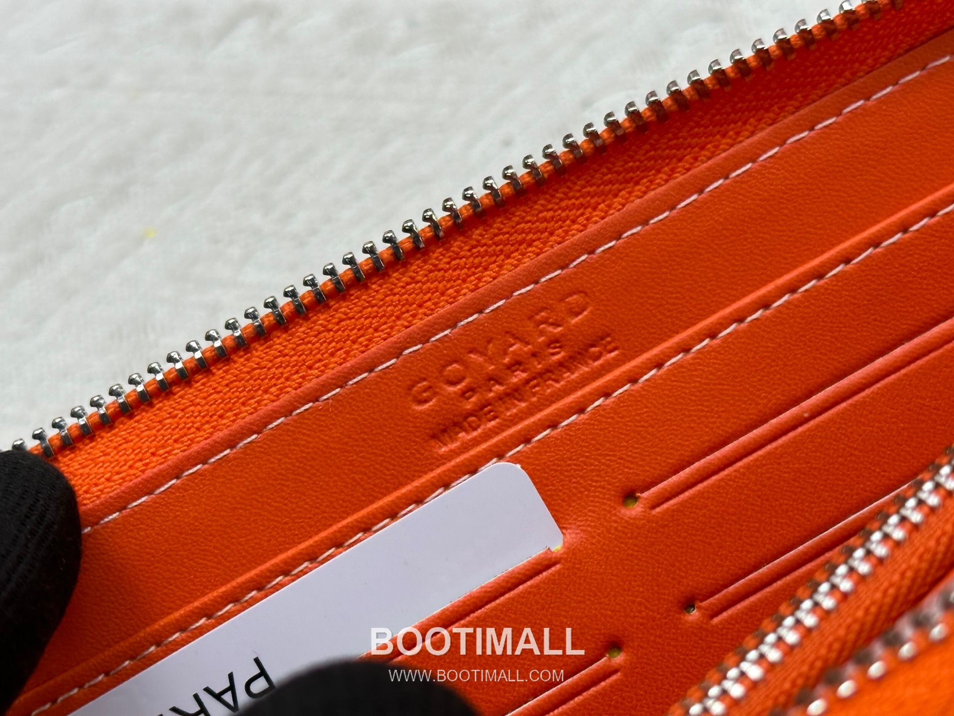 Goyard Canvas Calfskin Leather Long Wallet with Zip Pocket Detail 고야드 캔버스 카프스킨 레더 지퍼 포켓 장지갑 3368 M60017 20cm 9