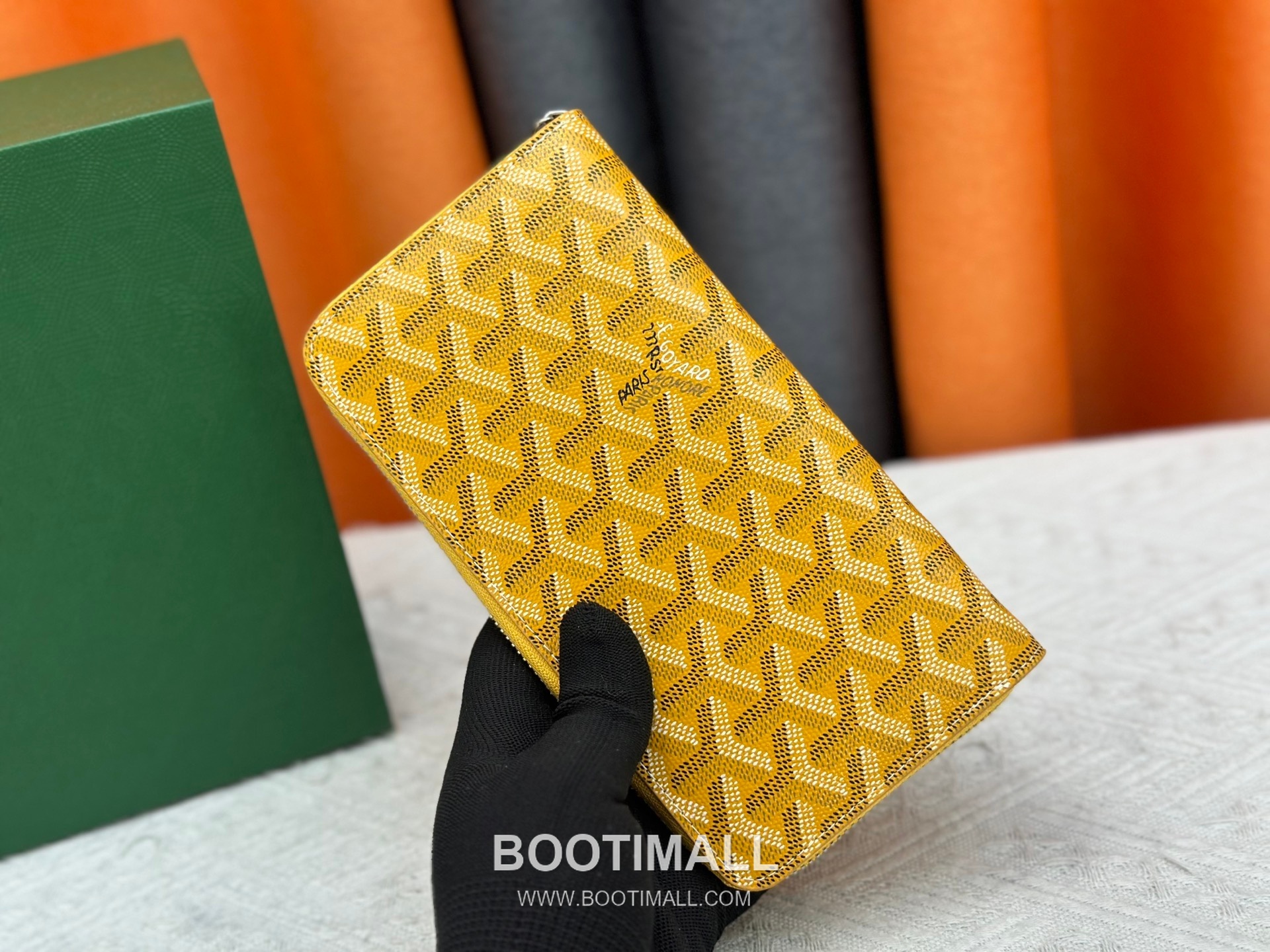 Goyard Canvas Calfskin Leather Long Wallet with Zip Pocket Detail 고야드 캔버스 카프스킨 레더 지퍼 포켓 장지갑 3368 M60017 20cm 2