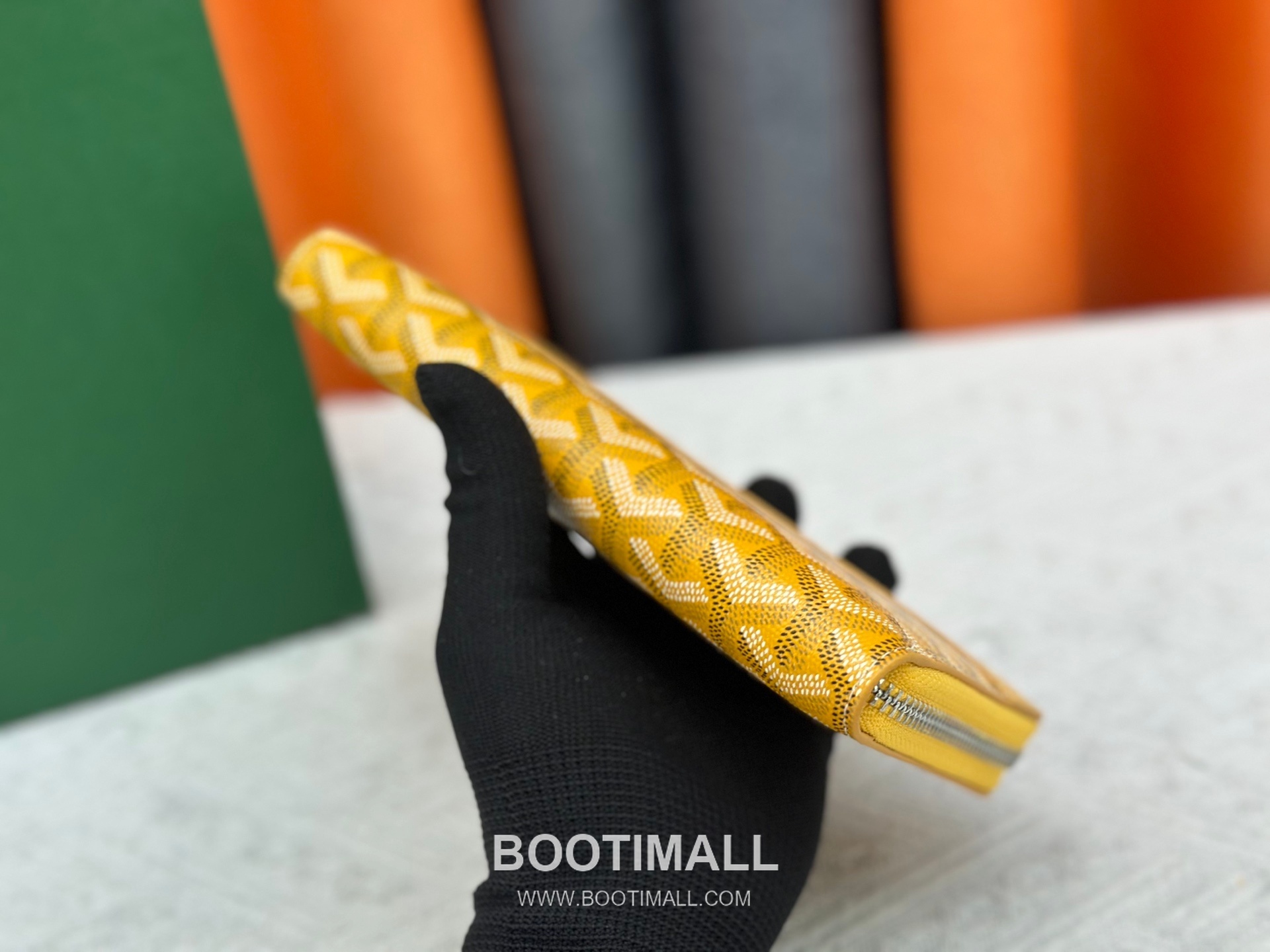 Goyard Canvas Calfskin Leather Long Wallet with Zip Pocket Detail 고야드 캔버스 카프스킨 레더 지퍼 포켓 장지갑 3368 M60017 20cm 3