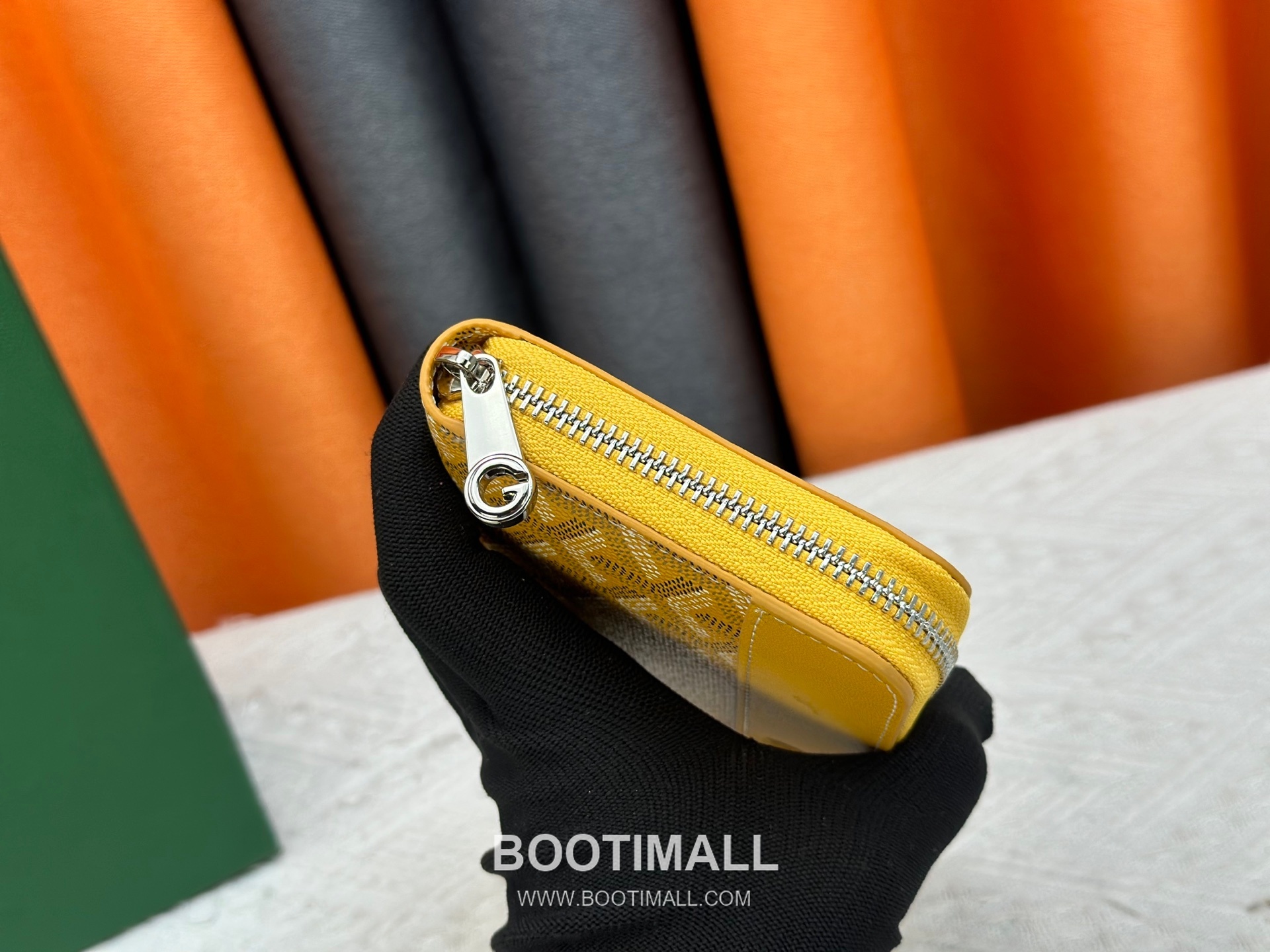 Goyard Canvas Calfskin Leather Long Wallet with Zip Pocket Detail 고야드 캔버스 카프스킨 레더 지퍼 포켓 장지갑 3368 M60017 20cm 6