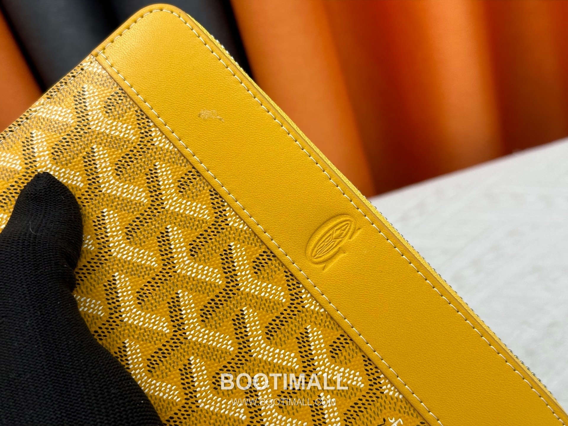 Goyard Canvas Calfskin Leather Long Wallet with Zip Pocket Detail 고야드 캔버스 카프스킨 레더 지퍼 포켓 장지갑 3368 M60017 20cm 7