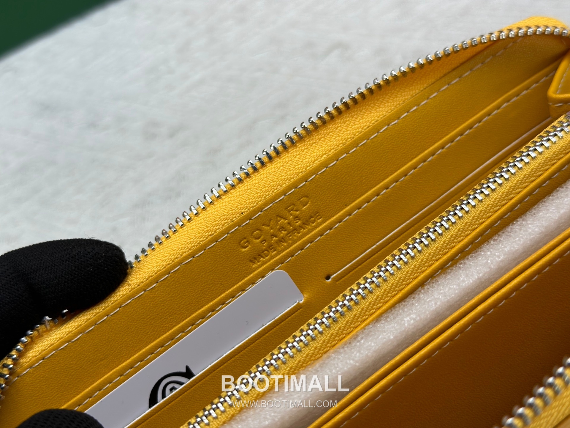 Goyard Canvas Calfskin Leather Long Wallet with Zip Pocket Detail 고야드 캔버스 카프스킨 레더 지퍼 포켓 장지갑 3368 M60017 20cm 9