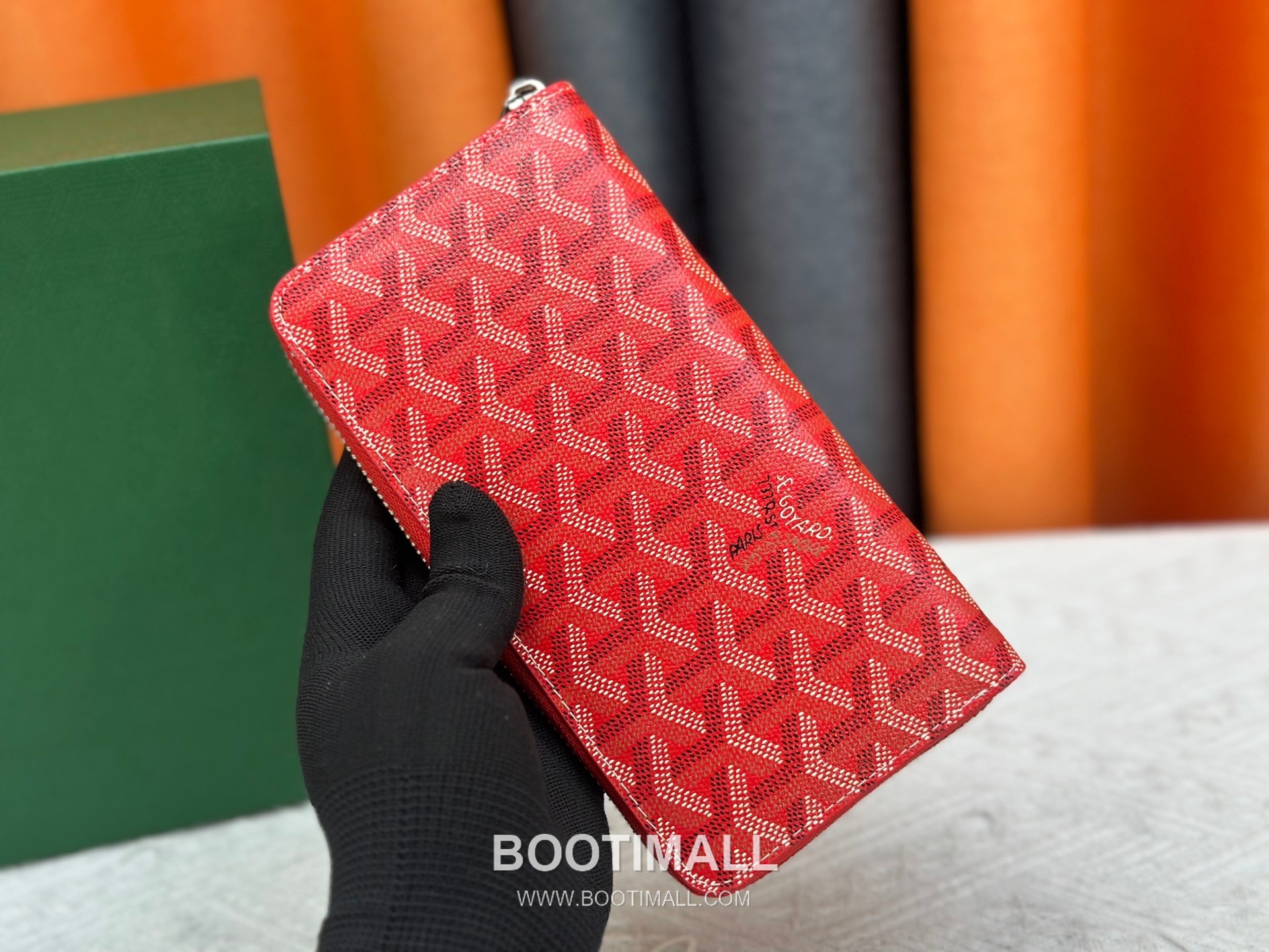 Goyard Canvas Calfskin Leather Long Wallet with Zip Pocket Detail 고야드 캔버스 카프스킨 레더 지퍼 포켓 장지갑 3368 M60017 20cm 2