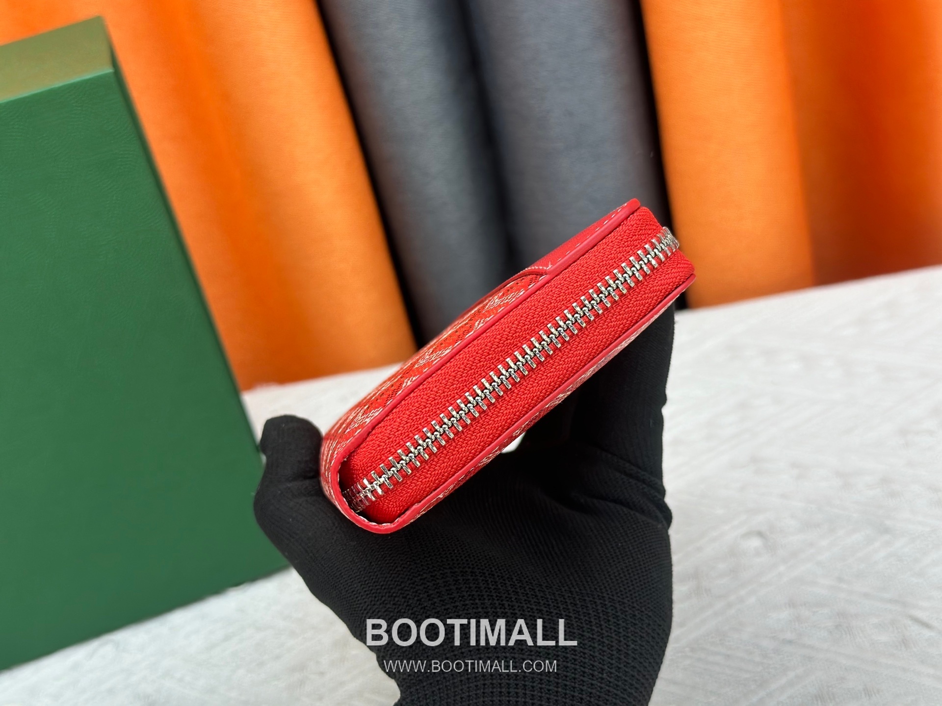 Goyard Canvas Calfskin Leather Long Wallet with Zip Pocket Detail 고야드 캔버스 카프스킨 레더 지퍼 포켓 장지갑 3368 M60017 20cm 4