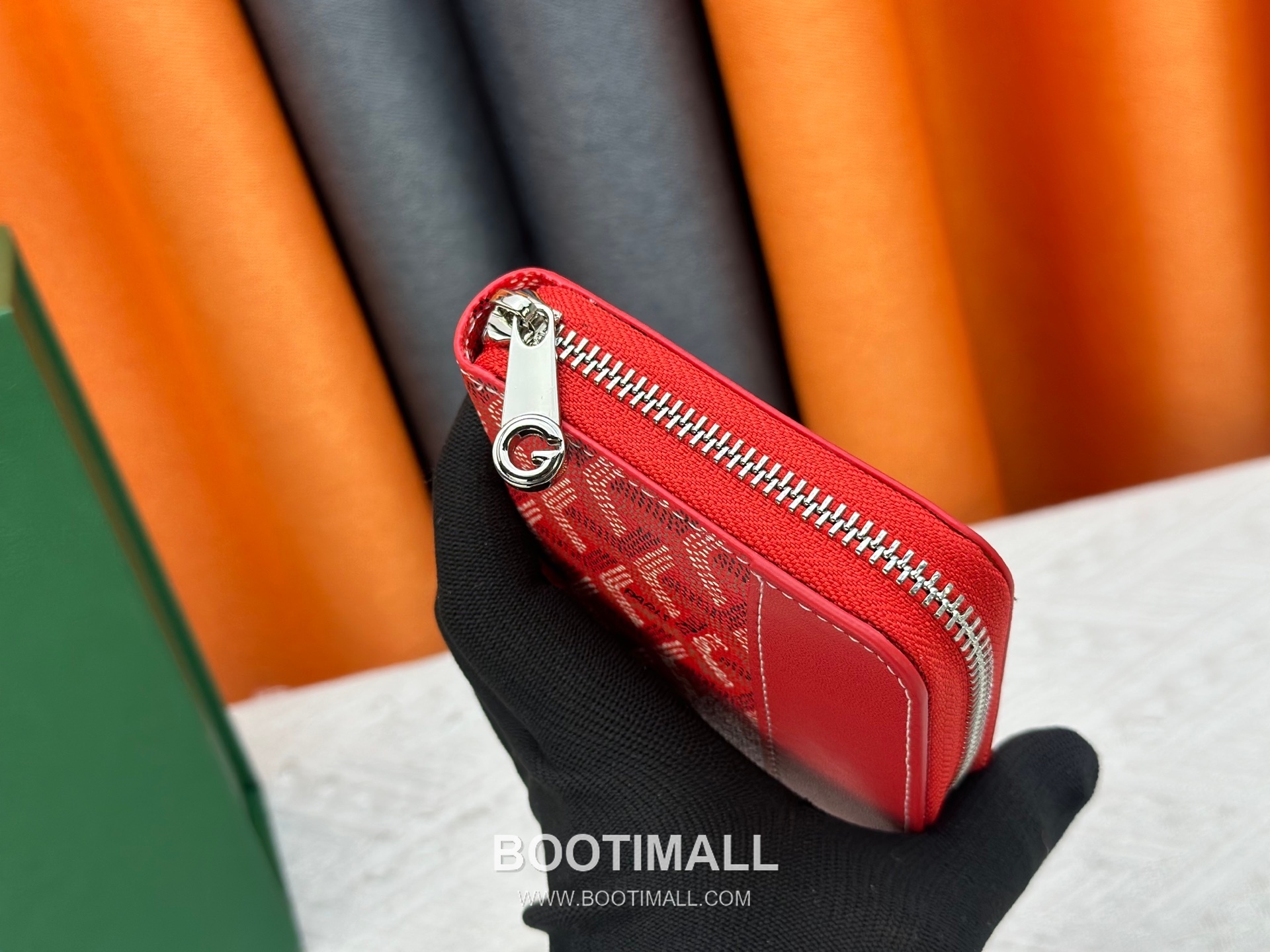 Goyard Canvas Calfskin Leather Long Wallet with Zip Pocket Detail 고야드 캔버스 카프스킨 레더 지퍼 포켓 장지갑 3368 M60017 20cm 6