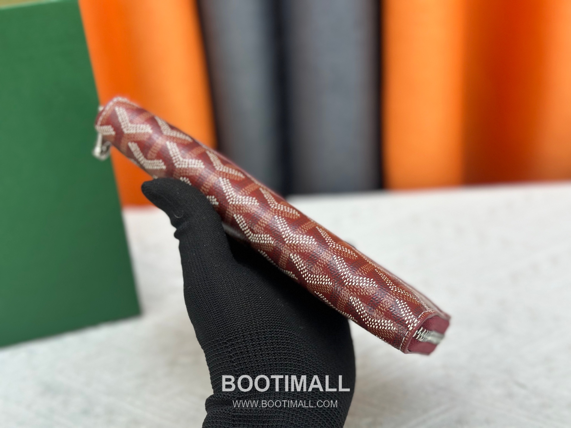 Goyard Canvas Calfskin Leather Long Wallet with Zip Pocket Detail 고야드 캔버스 카프스킨 레더 지퍼 포켓 장지갑 3368 M60017 20cm 3