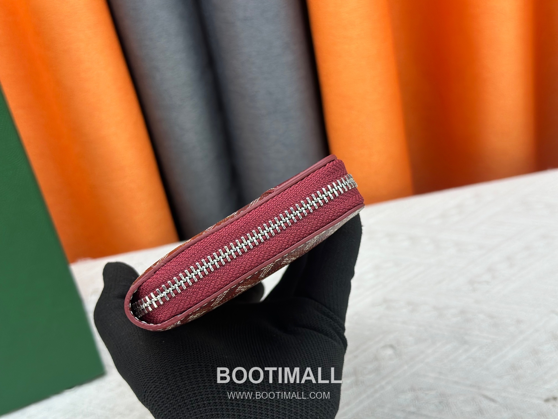 Goyard Canvas Calfskin Leather Long Wallet with Zip Pocket Detail 고야드 캔버스 카프스킨 레더 지퍼 포켓 장지갑 3368 M60017 20cm 4