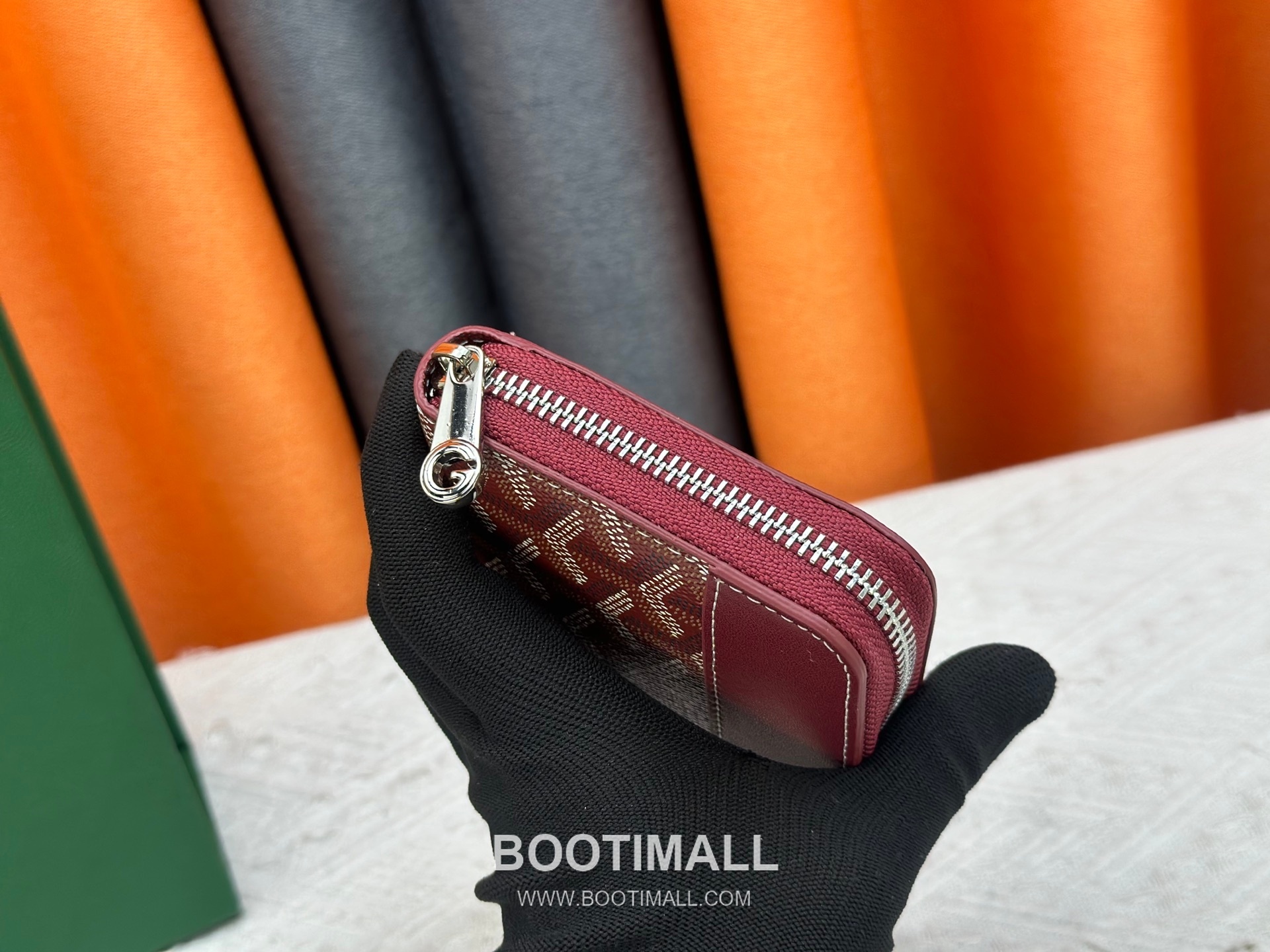 Goyard Canvas Calfskin Leather Long Wallet with Zip Pocket Detail 고야드 캔버스 카프스킨 레더 지퍼 포켓 장지갑 3368 M60017 20cm 6