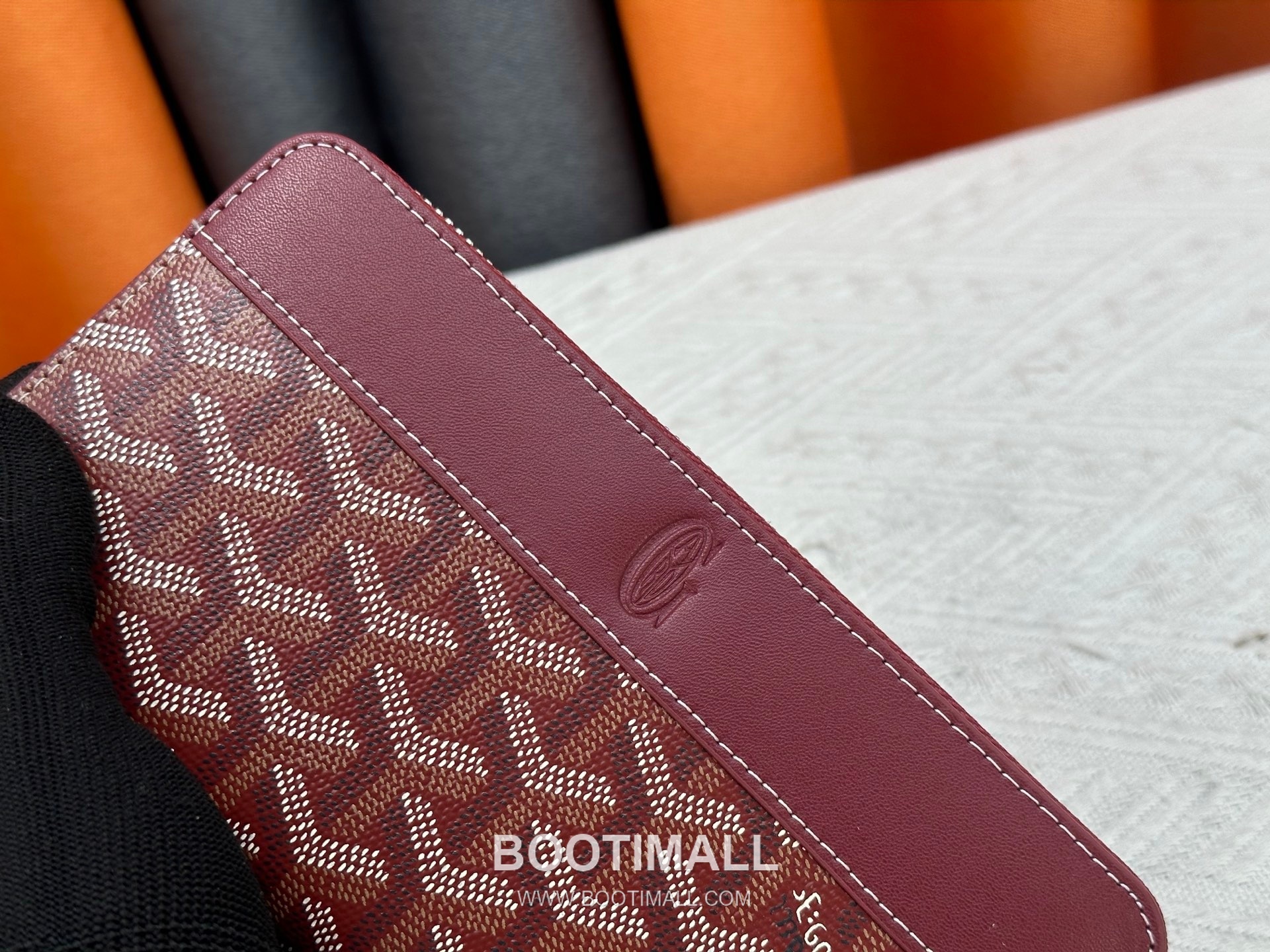 Goyard Canvas Calfskin Leather Long Wallet with Zip Pocket Detail 고야드 캔버스 카프스킨 레더 지퍼 포켓 장지갑 3368 M60017 20cm 7