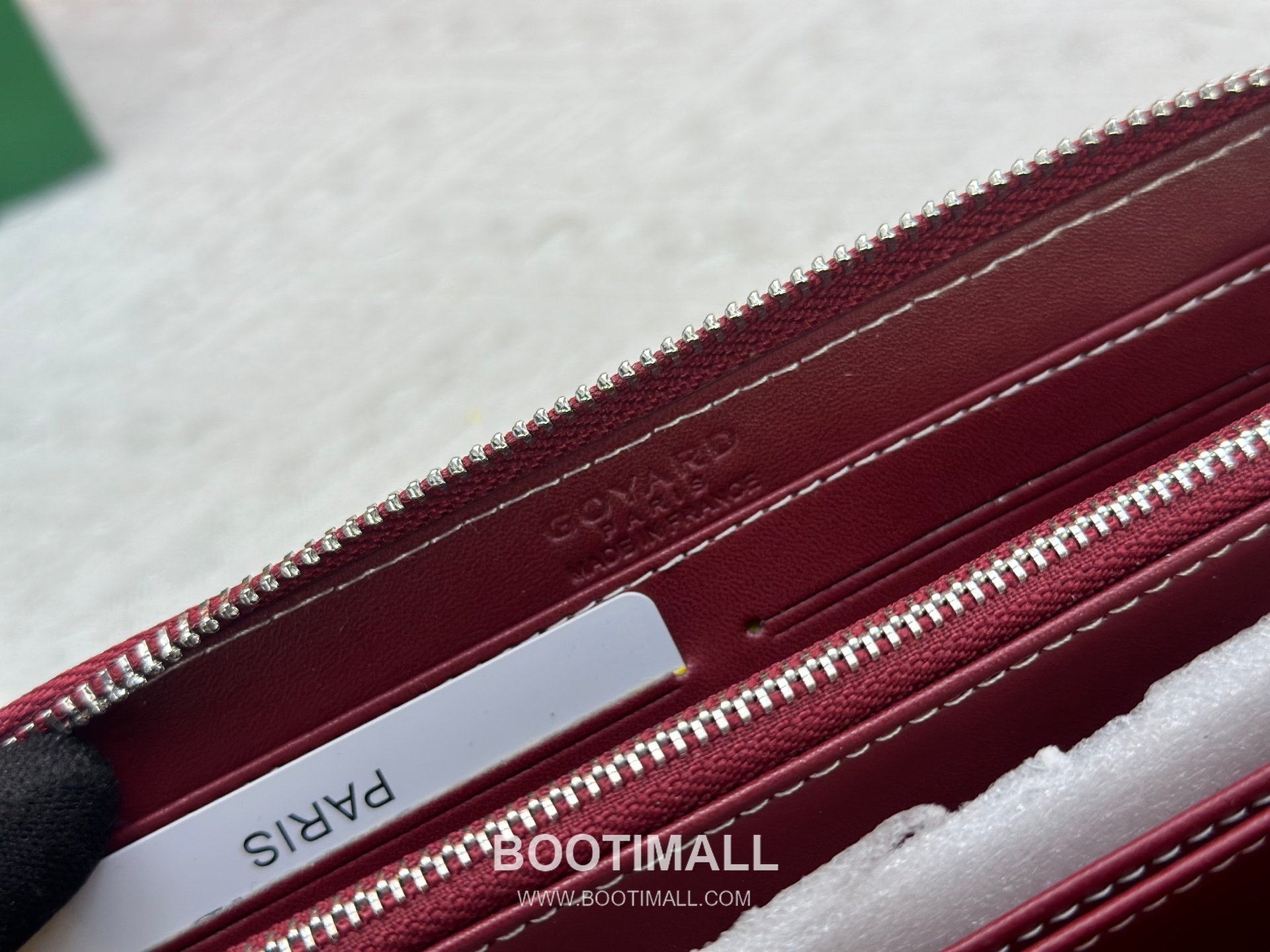 Goyard Canvas Calfskin Leather Long Wallet with Zip Pocket Detail 고야드 캔버스 카프스킨 레더 지퍼 포켓 장지갑 3368 M60017 20cm 9