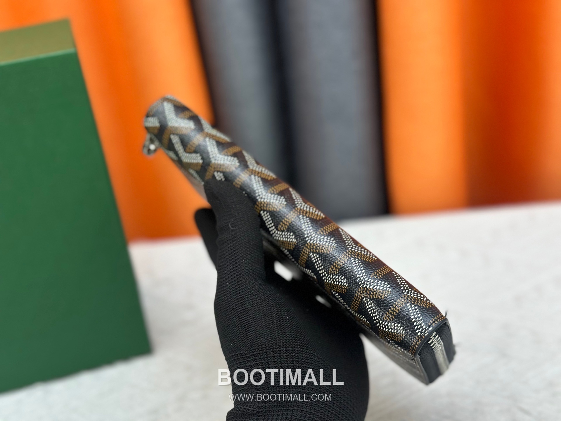 Goyard Canvas Calfskin Leather Long Wallet with Zip Pocket Detail 고야드 캔버스 카프스킨 레더 지퍼 포켓 장지갑 3368 M60017 20cm 3