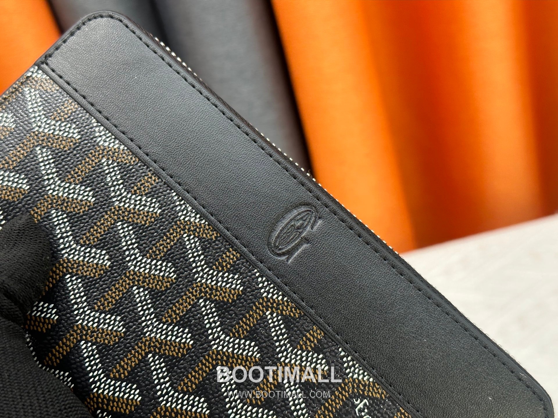 Goyard Canvas Calfskin Leather Long Wallet with Zip Pocket Detail 고야드 캔버스 카프스킨 레더 지퍼 포켓 장지갑 3368 M60017 20cm 7