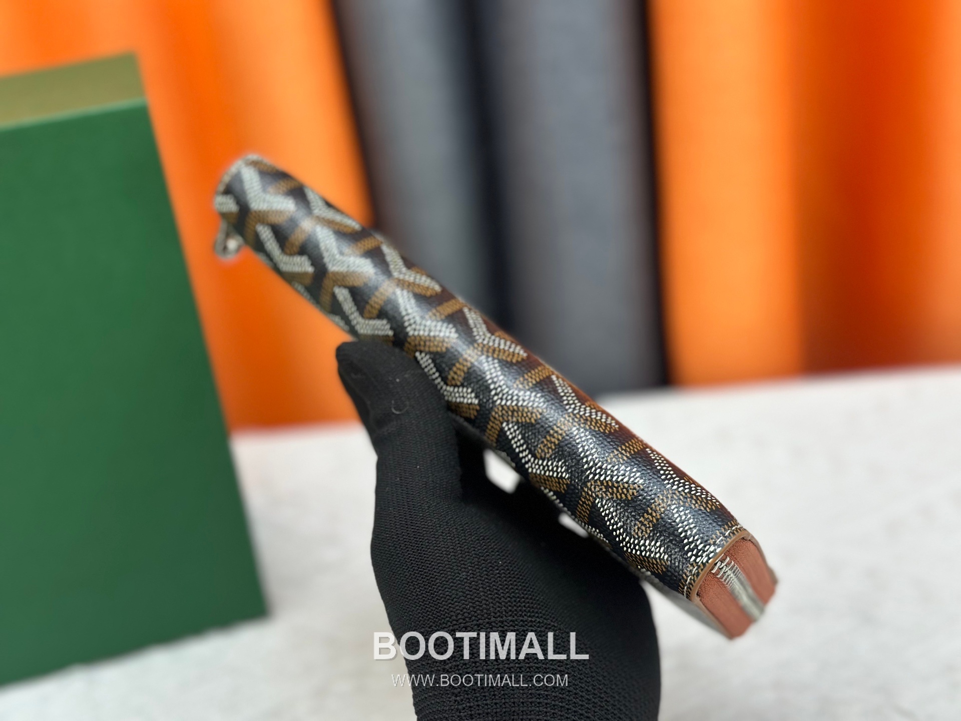 Goyard Canvas Calfskin Leather Long Wallet with Zip Pocket Detail 고야드 캔버스 카프스킨 레더 지퍼 포켓 장지갑 3368 M60017 20cm 3