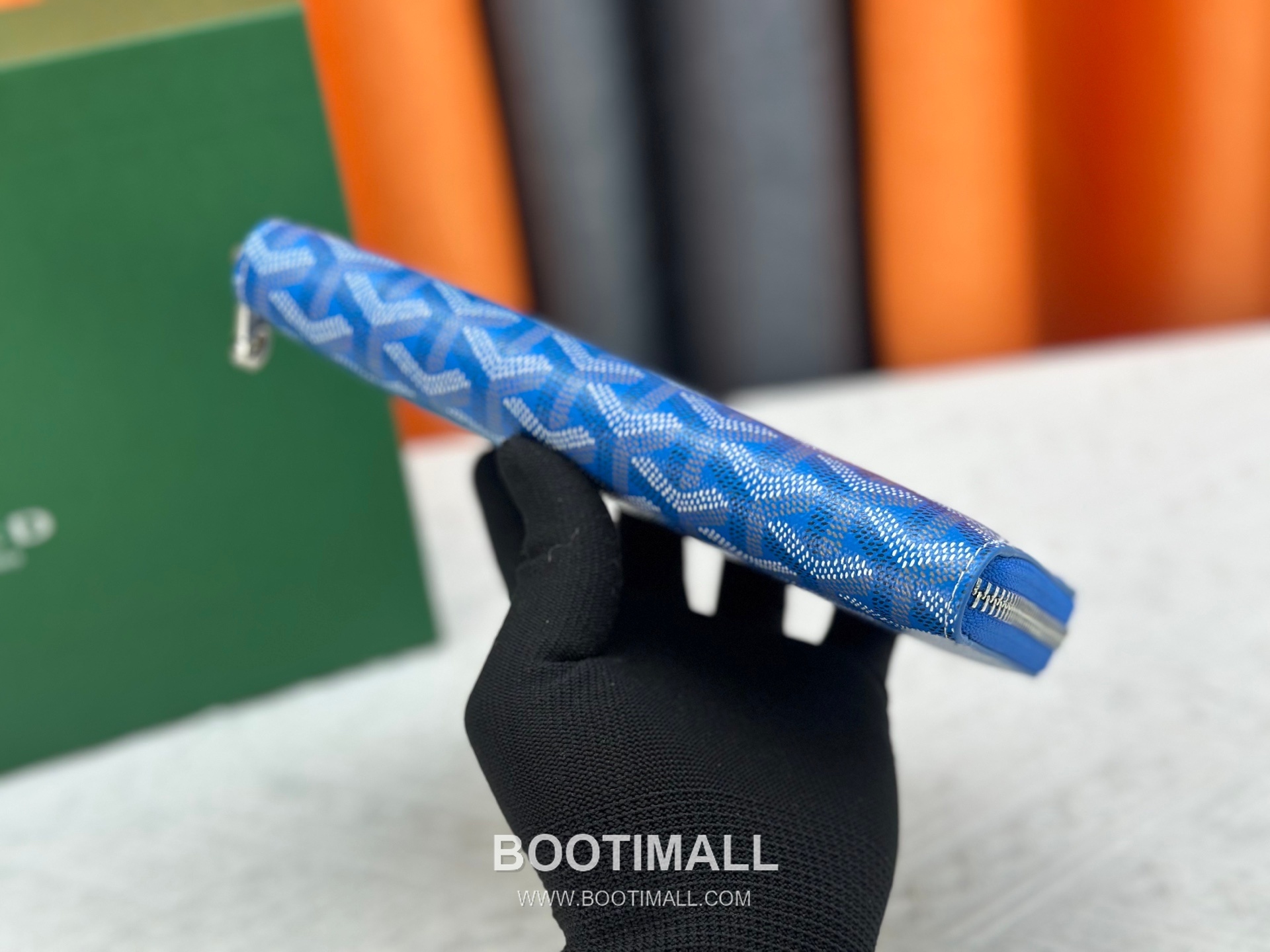 Goyard Canvas Calfskin Leather Long Wallet with Zip Pocket Detail 고야드 캔버스 카프스킨 레더 지퍼 포켓 장지갑 3368 M60017 20cm 3