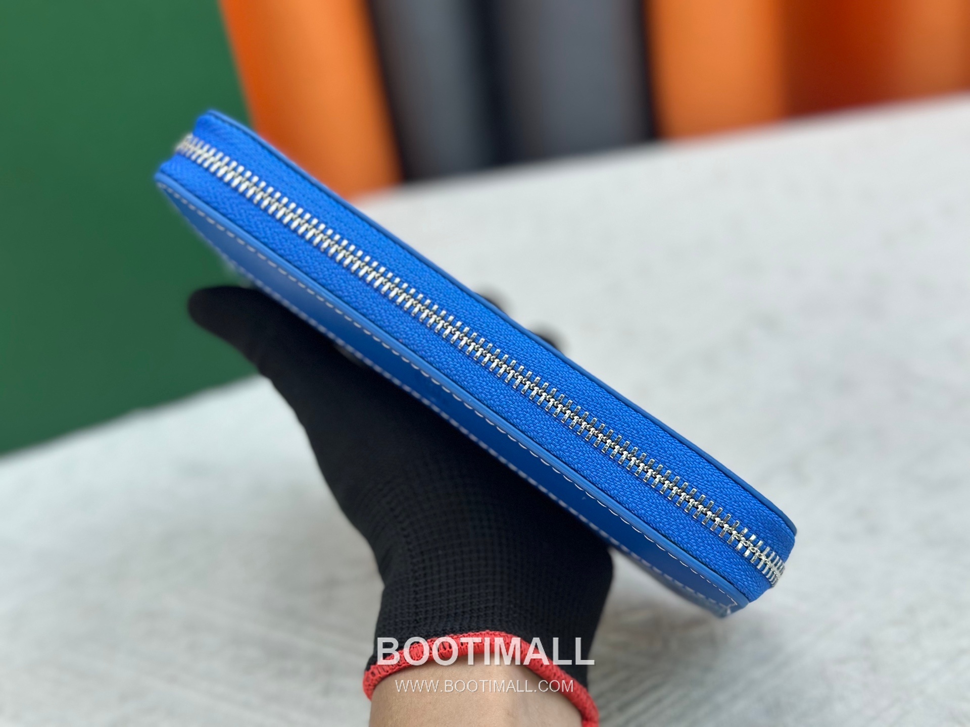 Goyard Canvas Calfskin Leather Long Wallet with Zip Pocket Detail 고야드 캔버스 카프스킨 레더 지퍼 포켓 장지갑 3368 M60017 20cm 5