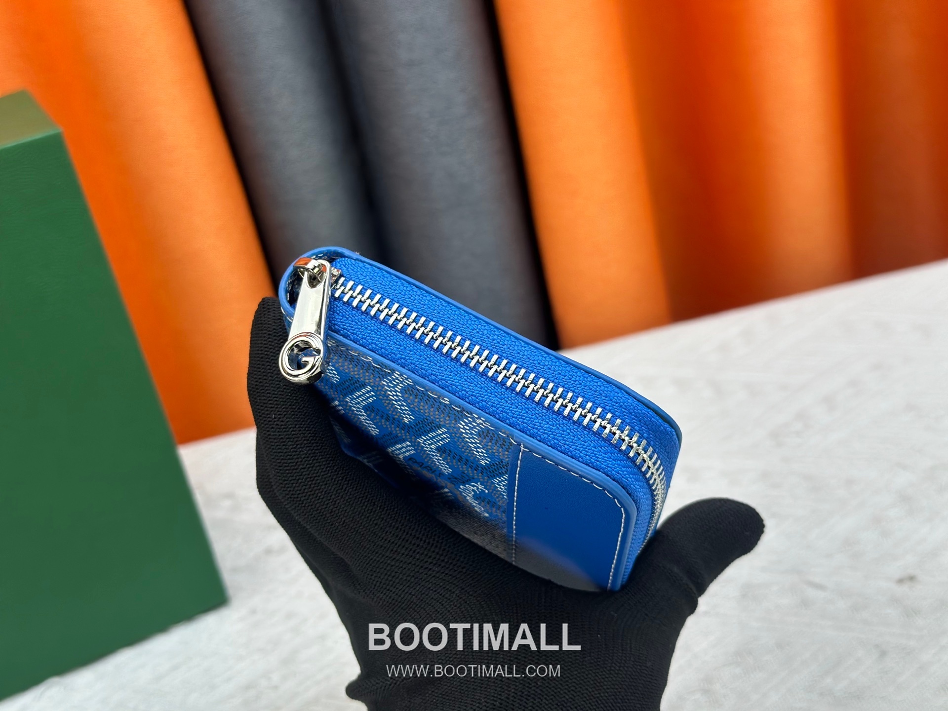 Goyard Canvas Calfskin Leather Long Wallet with Zip Pocket Detail 고야드 캔버스 카프스킨 레더 지퍼 포켓 장지갑 3368 M60017 20cm 6