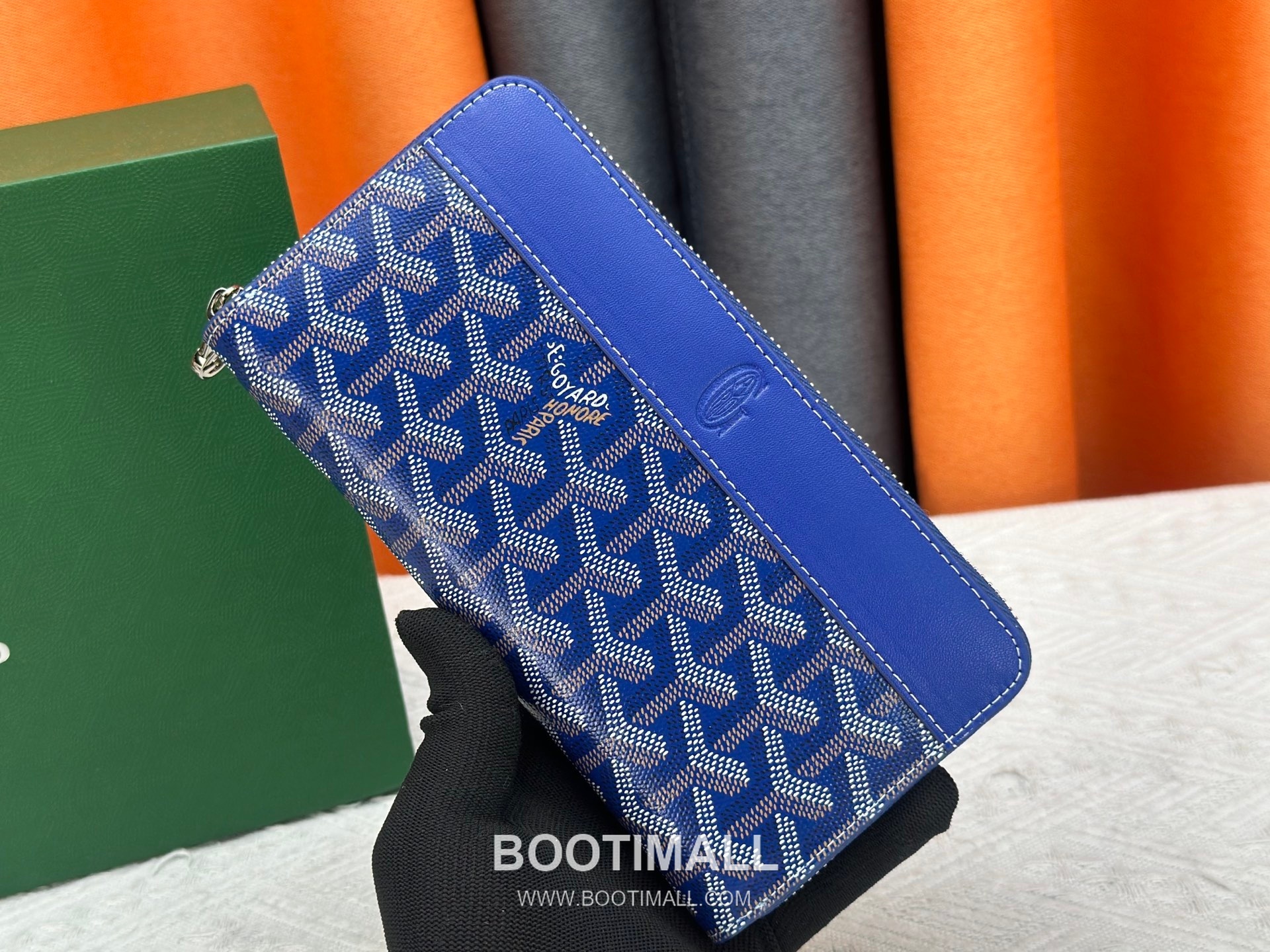 Goyard Canvas Calfskin Leather Long Wallet with Zip Pocket Detail 고야드 캔버스 카프스킨 레더 지퍼 포켓 장지갑 3368 M60017 20cm 1