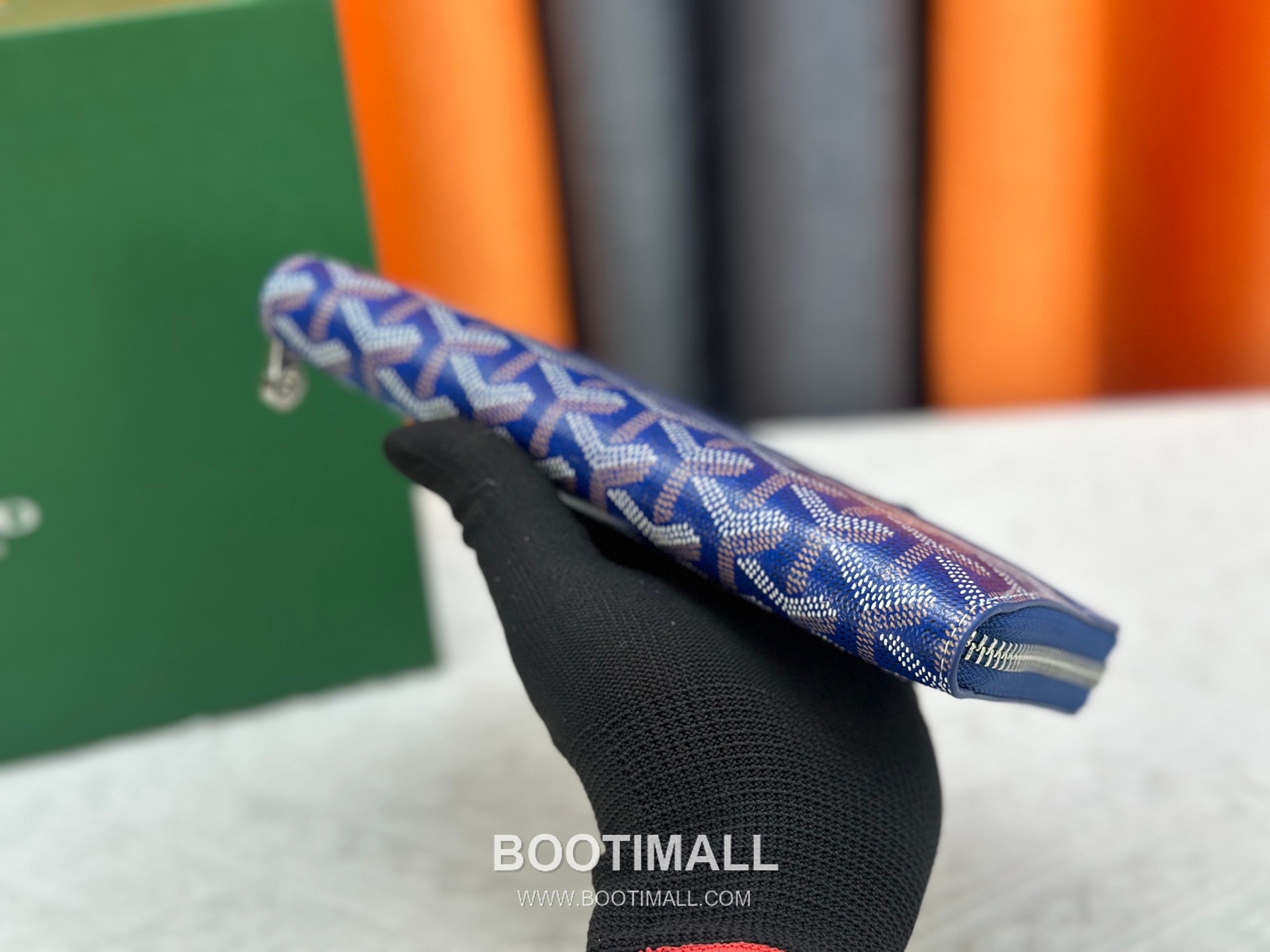 Goyard Canvas Calfskin Leather Long Wallet with Zip Pocket Detail 고야드 캔버스 카프스킨 레더 지퍼 포켓 장지갑 3368 M60017 20cm 3