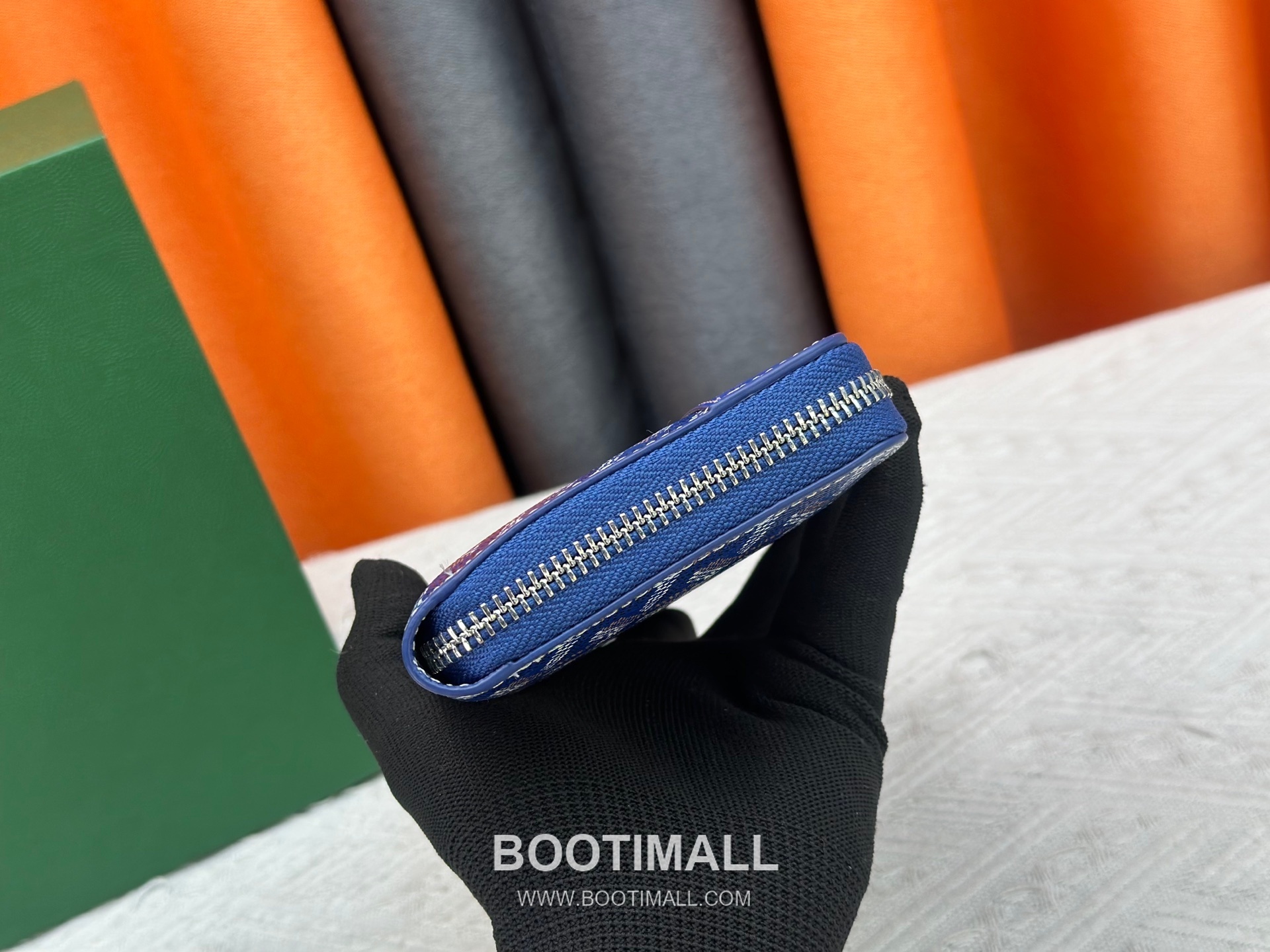 Goyard Canvas Calfskin Leather Long Wallet with Zip Pocket Detail 고야드 캔버스 카프스킨 레더 지퍼 포켓 장지갑 3368 M60017 20cm 4