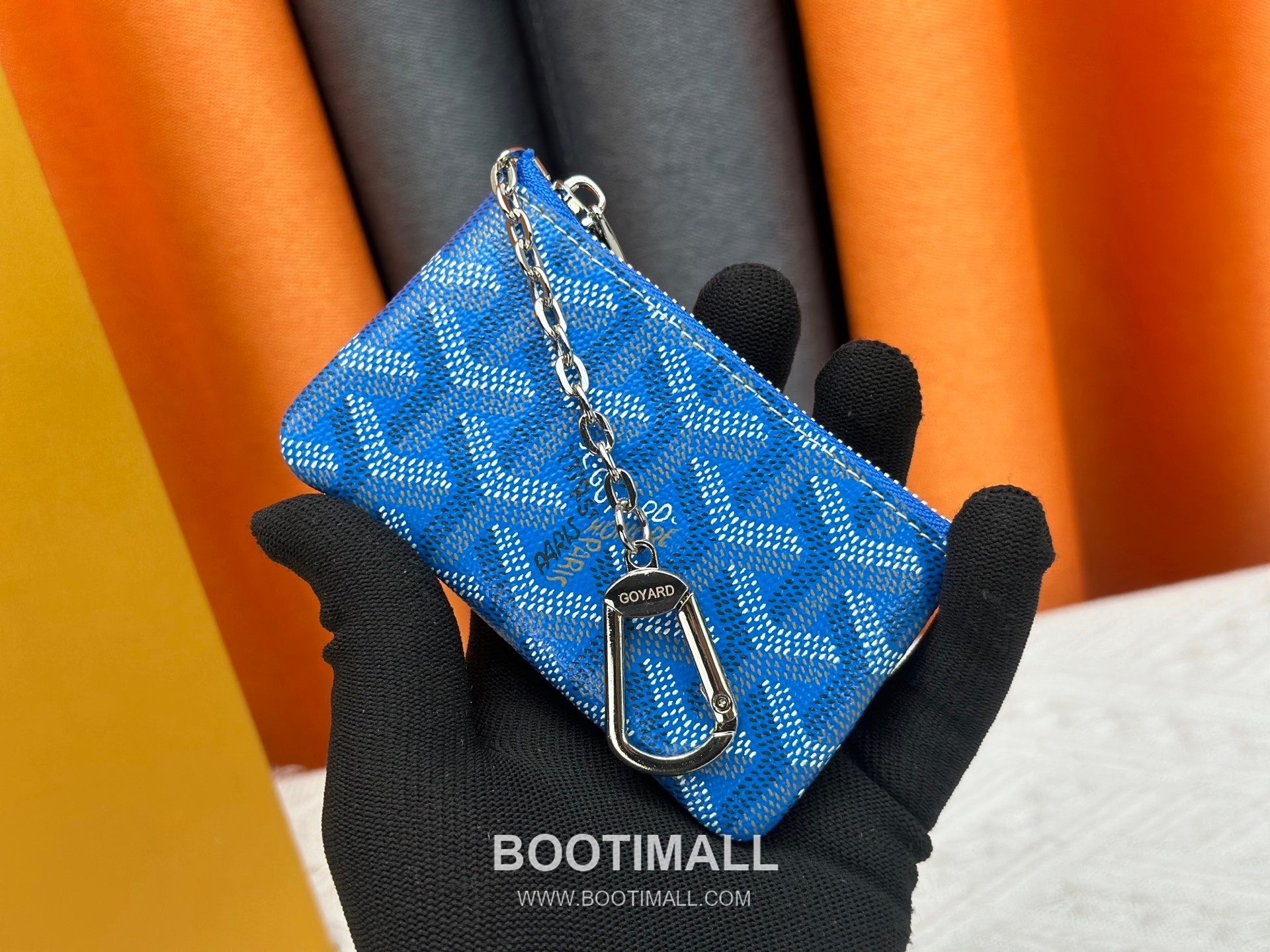 Louis Vuitton Damier Canvas Key Pouch Wallet with Zip Closure Key Ring Detail 루이비통 다미에 캔버스 키 파우치 지갑 G510 12cm 1