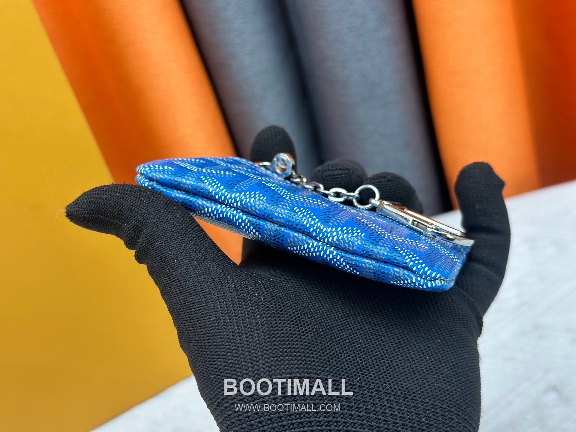 Louis Vuitton Damier Canvas Key Pouch Wallet with Zip Closure Key Ring Detail 루이비통 다미에 캔버스 키 파우치 지갑 G510 12cm 4