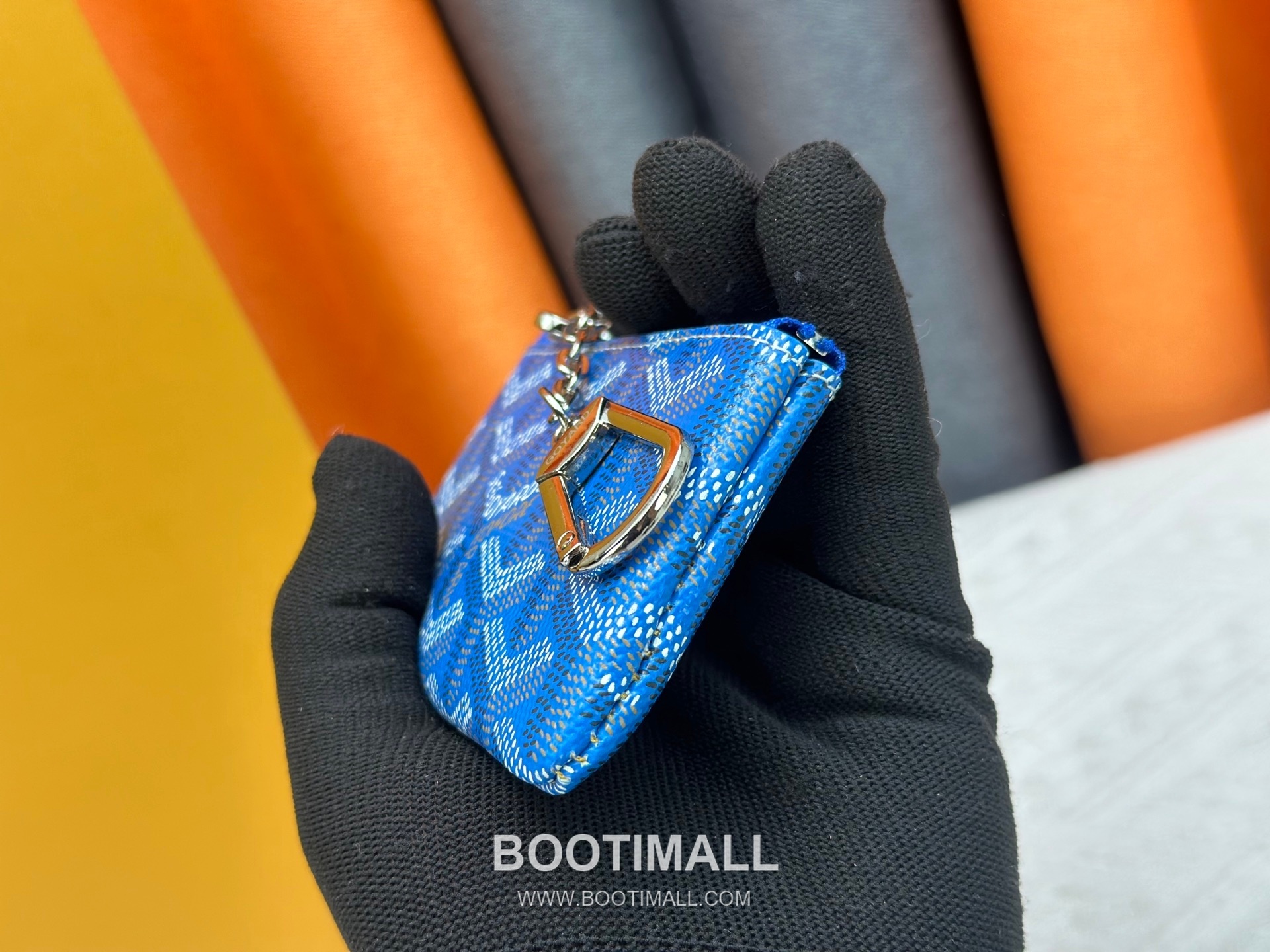 Louis Vuitton Damier Canvas Key Pouch Wallet with Zip Closure Key Ring Detail 루이비통 다미에 캔버스 키 파우치 지갑 G510 12cm 5