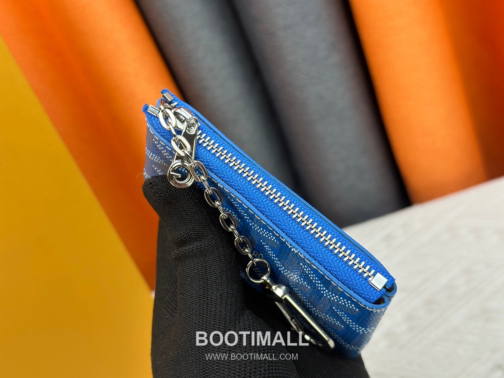 Louis Vuitton Damier Canvas Key Pouch Wallet with Zip Closure Key Ring Detail 루이비통 다미에 캔버스 키 파우치 지갑 G510 12cm 6