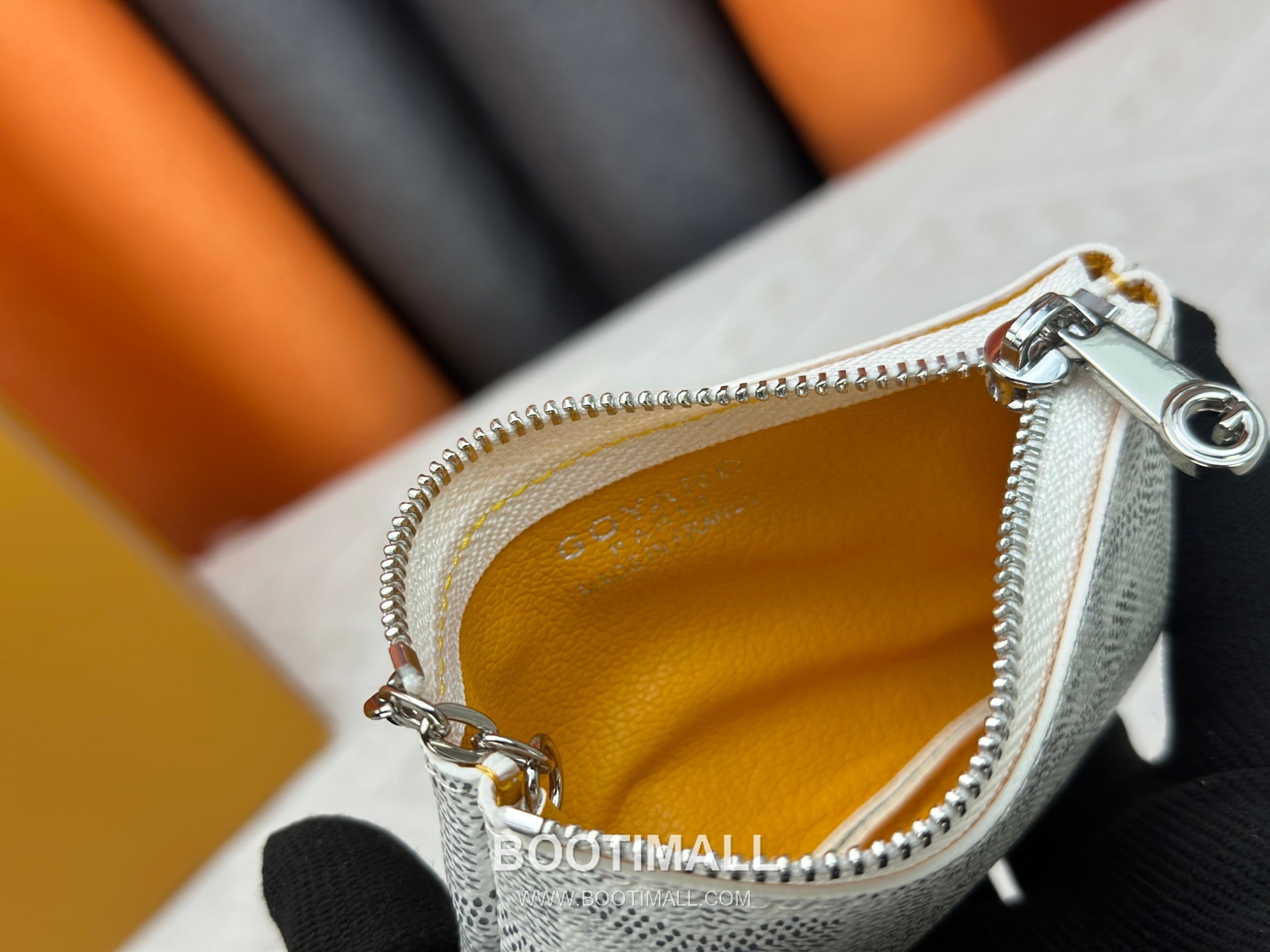 Louis Vuitton Damier Canvas Key Pouch Wallet with Zip Closure Key Ring Detail 루이비통 다미에 캔버스 키 파우치 지갑 G510 12cm 9