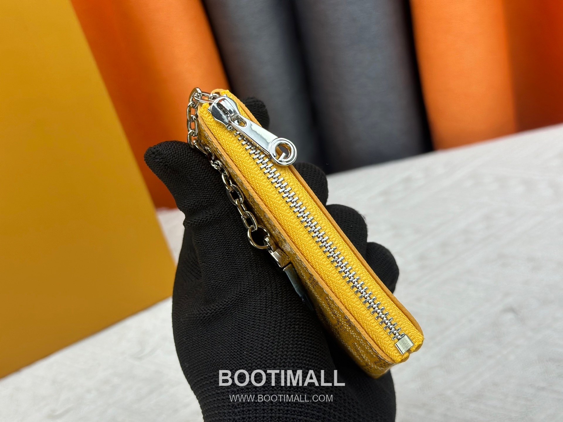 Louis Vuitton Damier Canvas Key Pouch Wallet with Zip Closure Key Ring Detail 루이비통 다미에 캔버스 키 파우치 지갑 G510 12cm 6