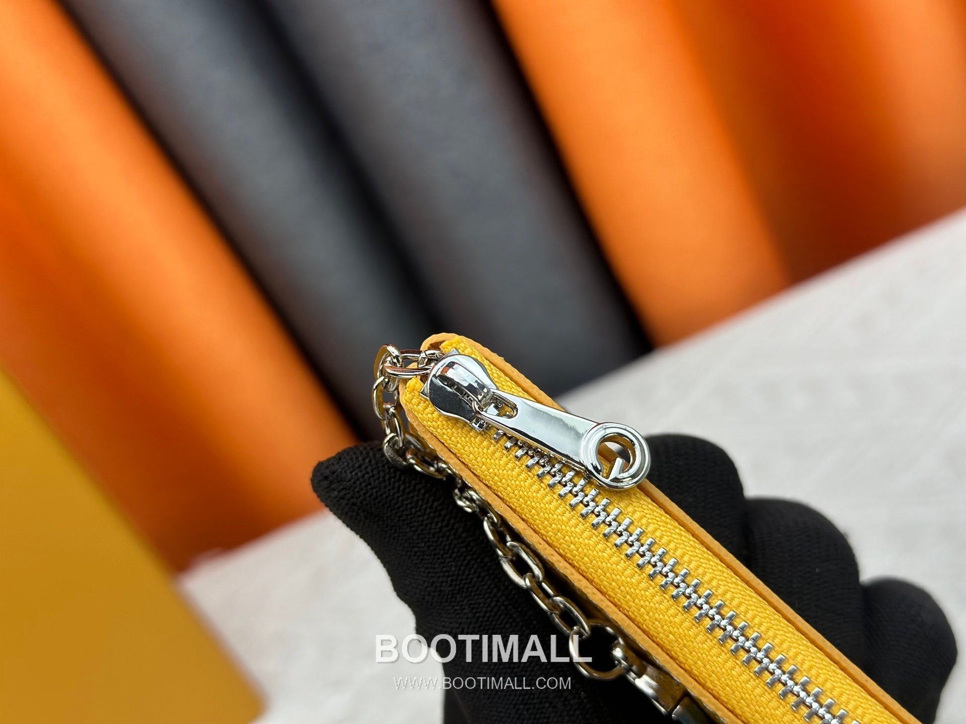 Louis Vuitton Damier Canvas Key Pouch Wallet with Zip Closure Key Ring Detail 루이비통 다미에 캔버스 키 파우치 지갑 G510 12cm 7