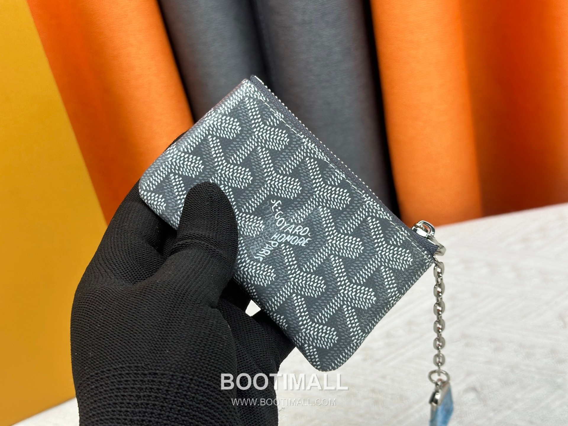 Louis Vuitton Damier Canvas Key Pouch Wallet with Zip Closure Key Ring Detail 루이비통 다미에 캔버스 키 파우치 지갑 G510 12cm 2