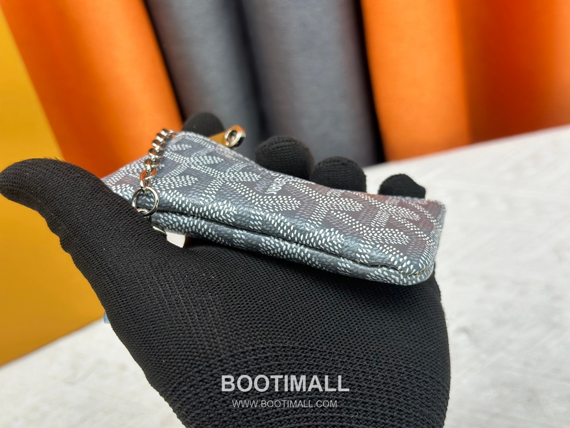 Louis Vuitton Damier Canvas Key Pouch Wallet with Zip Closure Key Ring Detail 루이비통 다미에 캔버스 키 파우치 지갑 G510 12cm 4