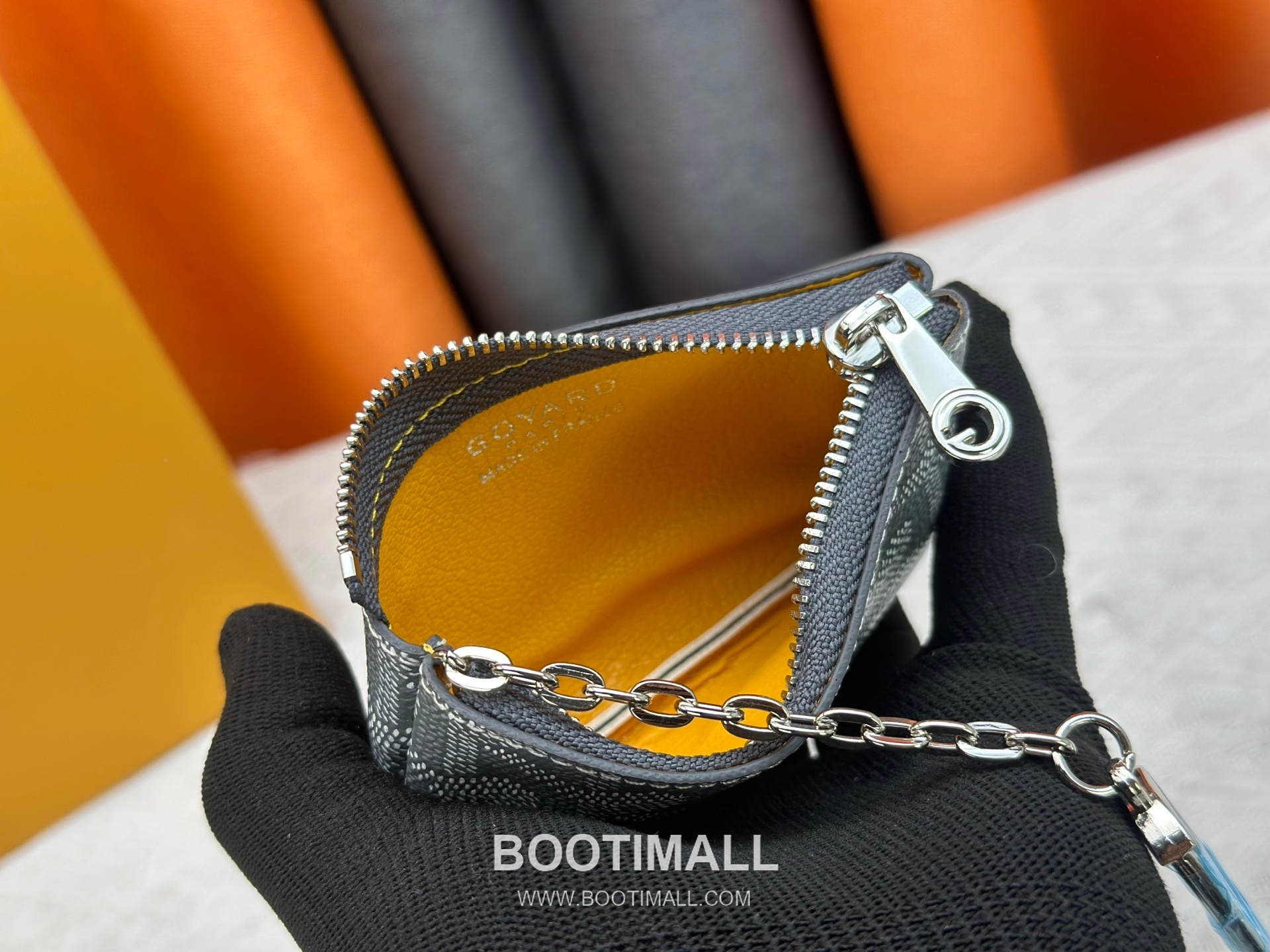 Louis Vuitton Damier Canvas Key Pouch Wallet with Zip Closure Key Ring Detail 루이비통 다미에 캔버스 키 파우치 지갑 G510 12cm 8