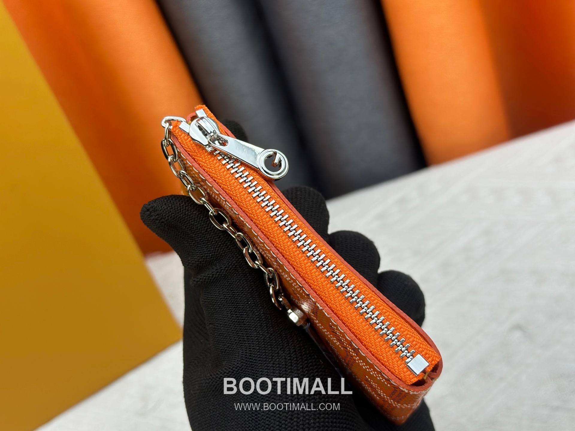 Louis Vuitton Damier Canvas Key Pouch Wallet with Zip Closure Key Ring Detail 루이비통 다미에 캔버스 키 파우치 지갑 G510 12cm 6