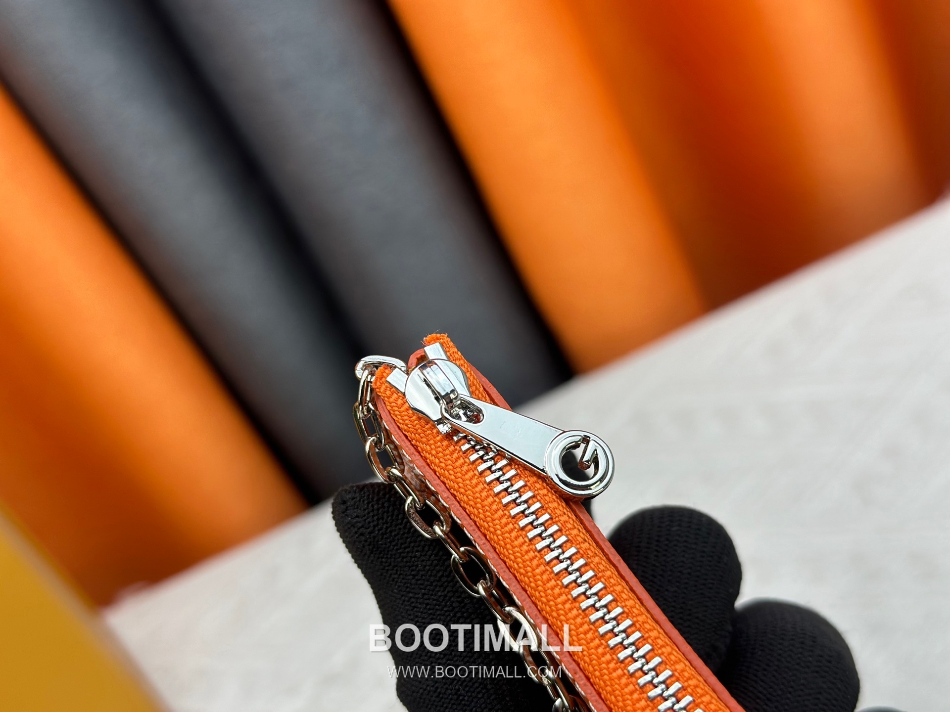 Louis Vuitton Damier Canvas Key Pouch Wallet with Zip Closure Key Ring Detail 루이비통 다미에 캔버스 키 파우치 지갑 G510 12cm 7