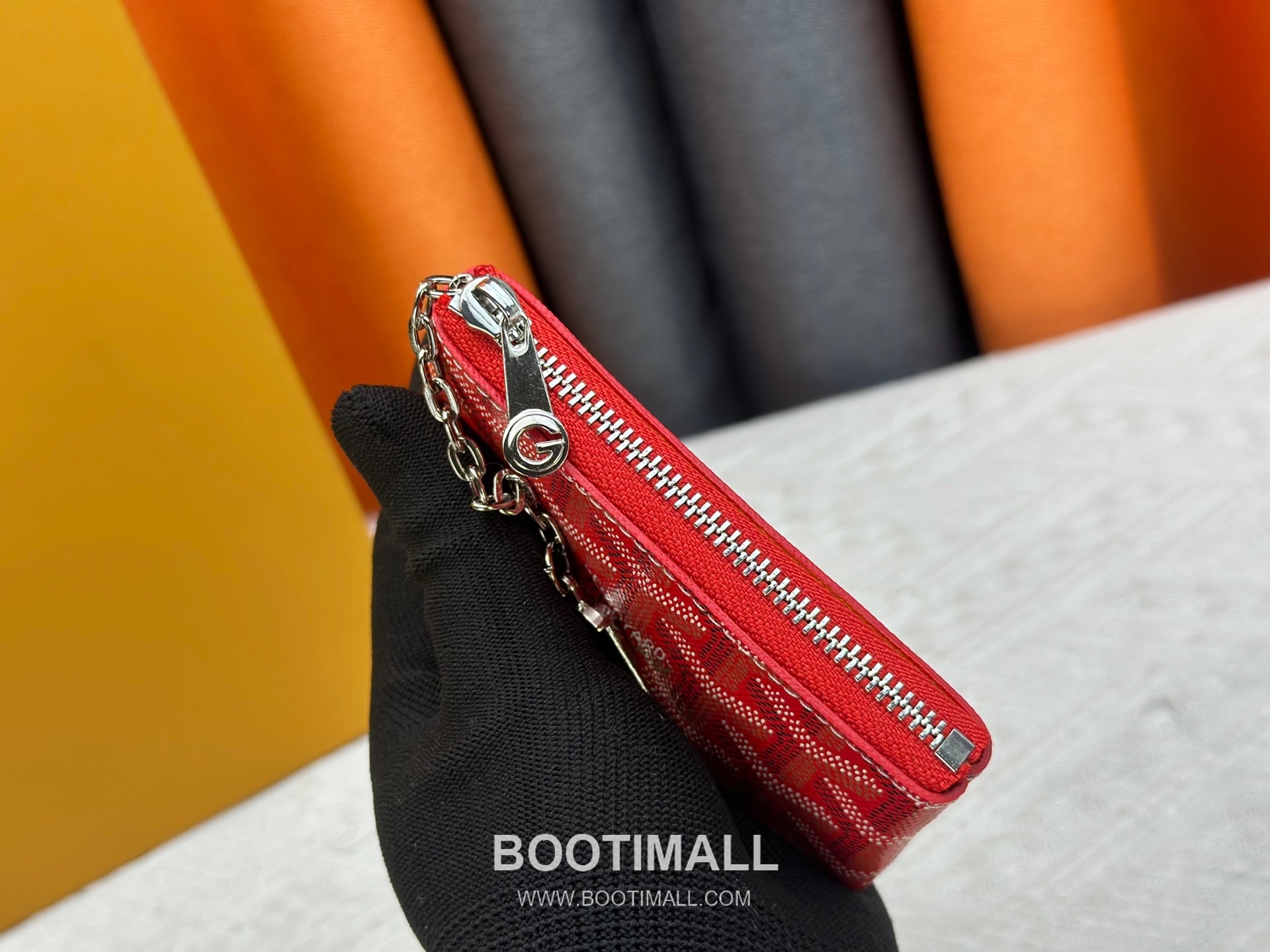 Louis Vuitton Damier Canvas Key Pouch Wallet with Zip Closure Key Ring Detail 루이비통 다미에 캔버스 키 파우치 지갑 G510 12cm 6