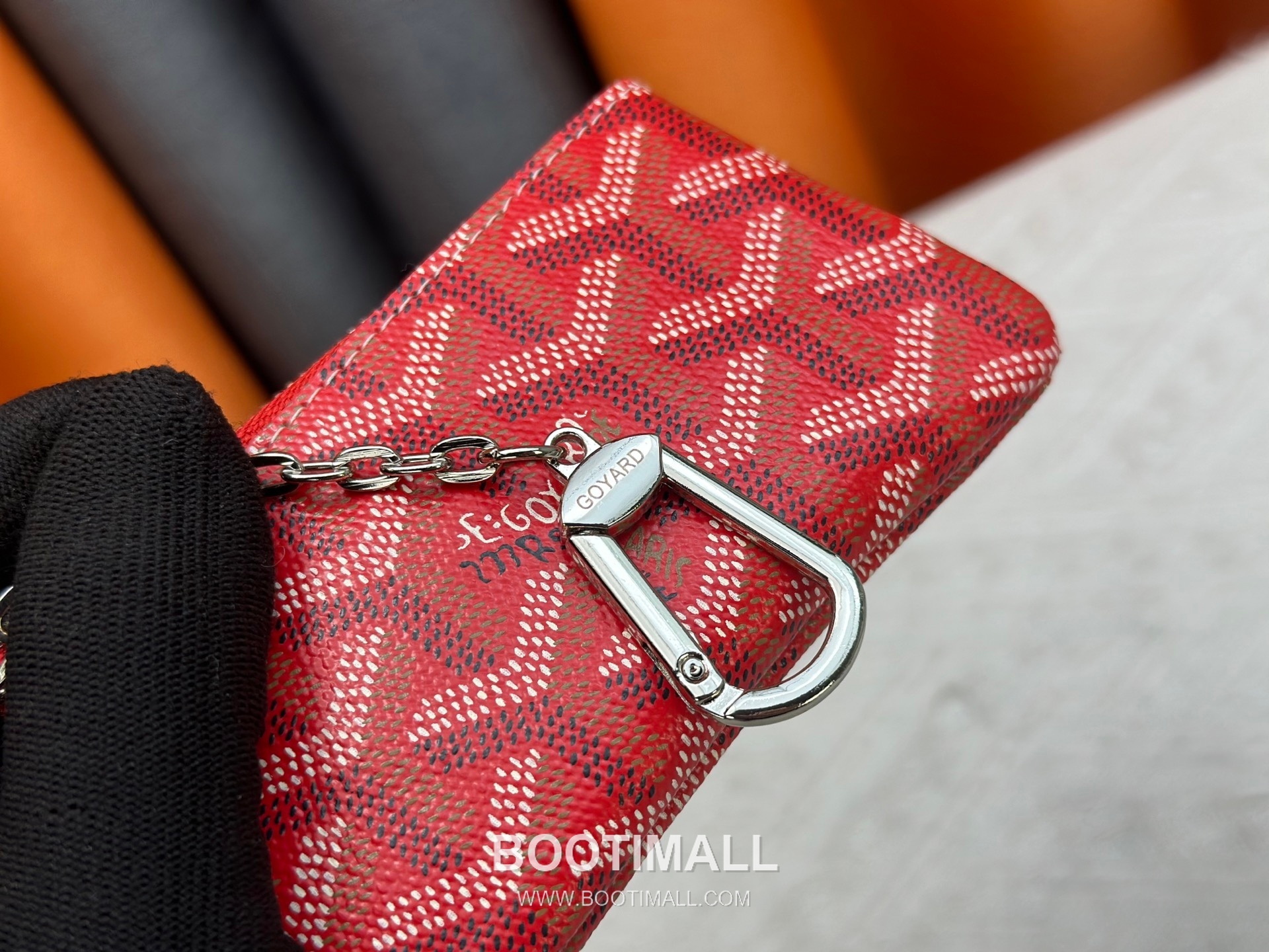 Louis Vuitton Damier Canvas Key Pouch Wallet with Zip Closure Key Ring Detail 루이비통 다미에 캔버스 키 파우치 지갑 G510 12cm 7
