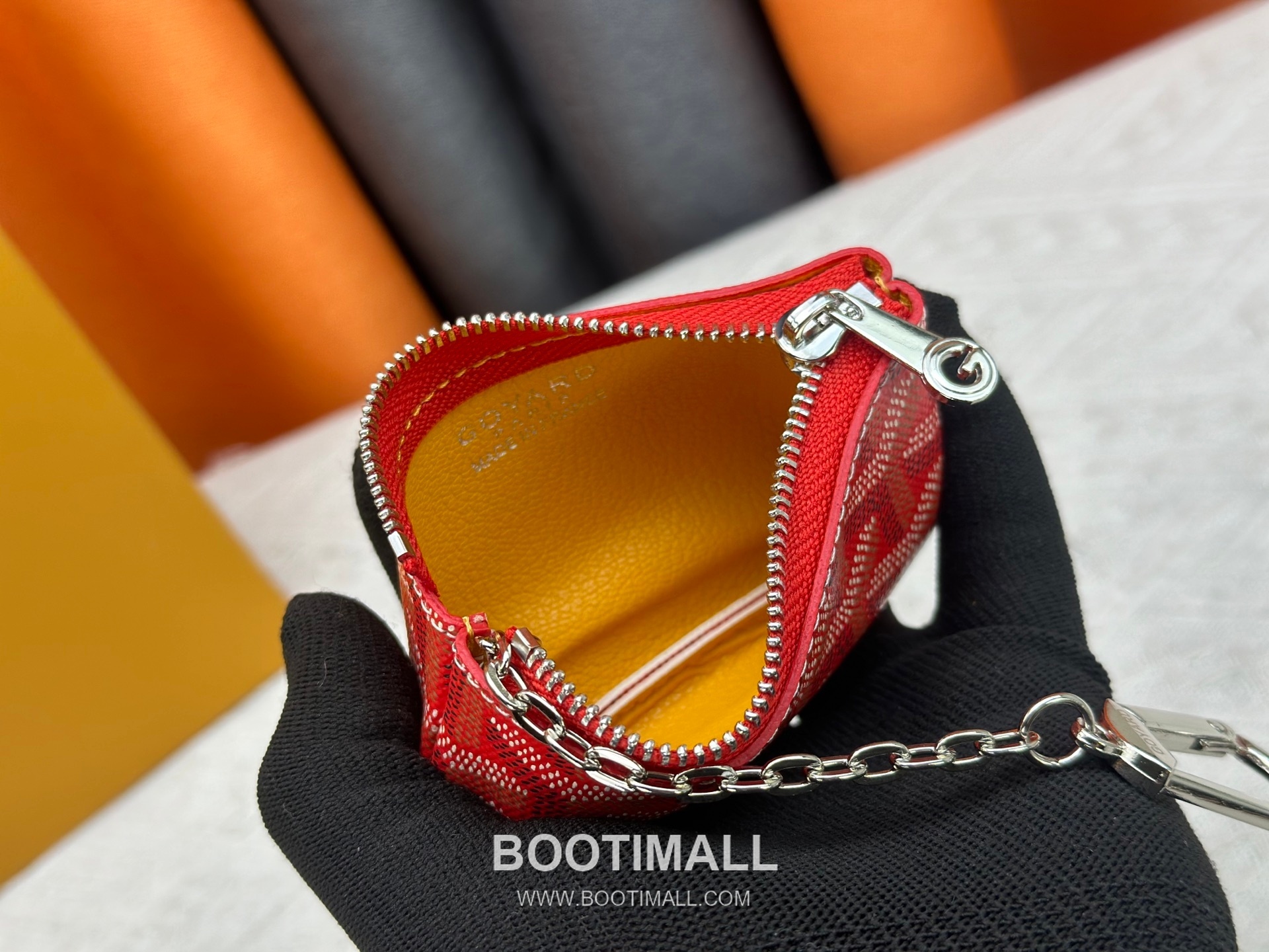 Louis Vuitton Damier Canvas Key Pouch Wallet with Zip Closure Key Ring Detail 루이비통 다미에 캔버스 키 파우치 지갑 G510 12cm 8