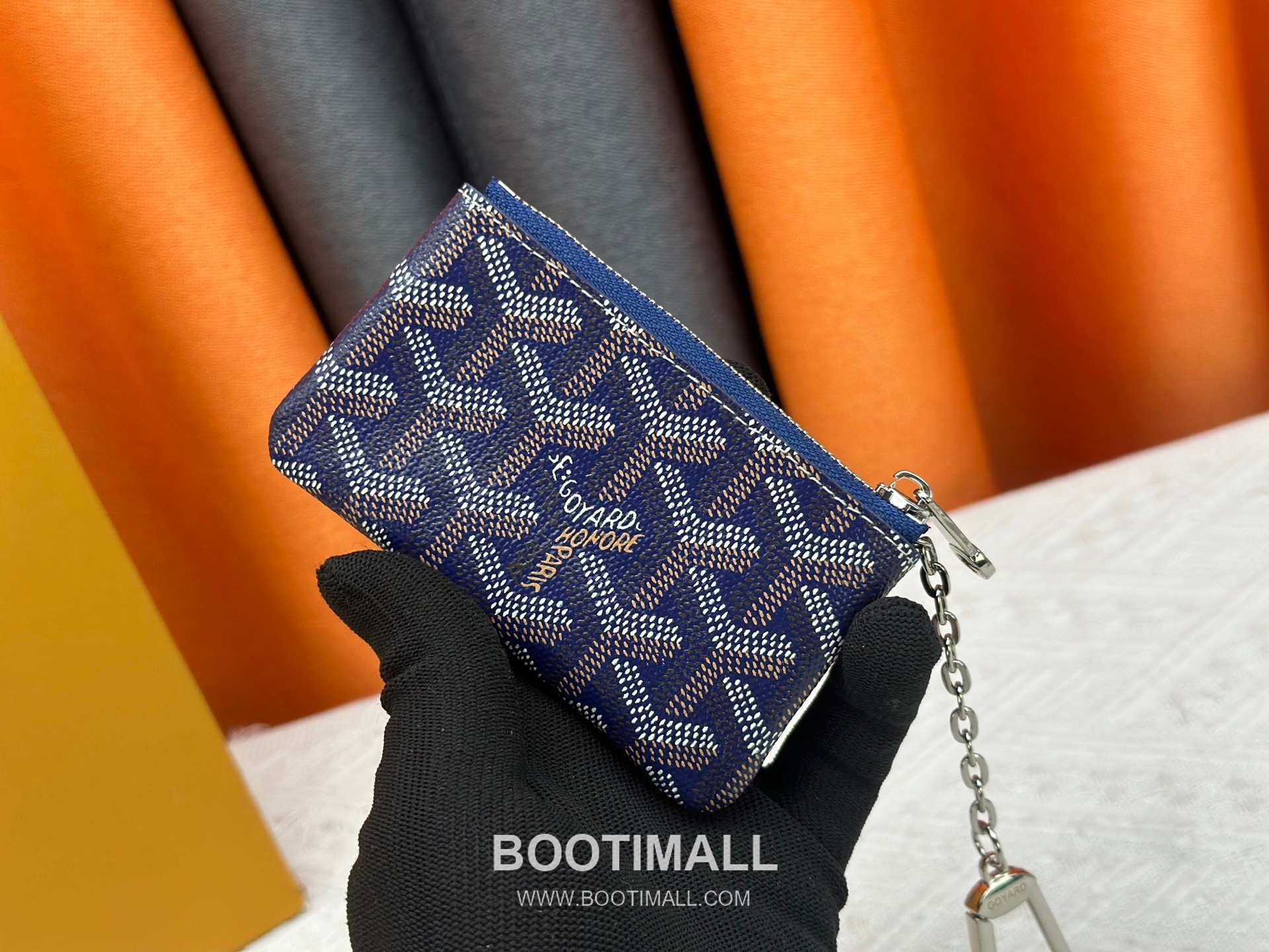 Louis Vuitton Damier Canvas Key Pouch Wallet with Zip Closure Key Ring Detail 루이비통 다미에 캔버스 키 파우치 지갑 G510 12cm 2