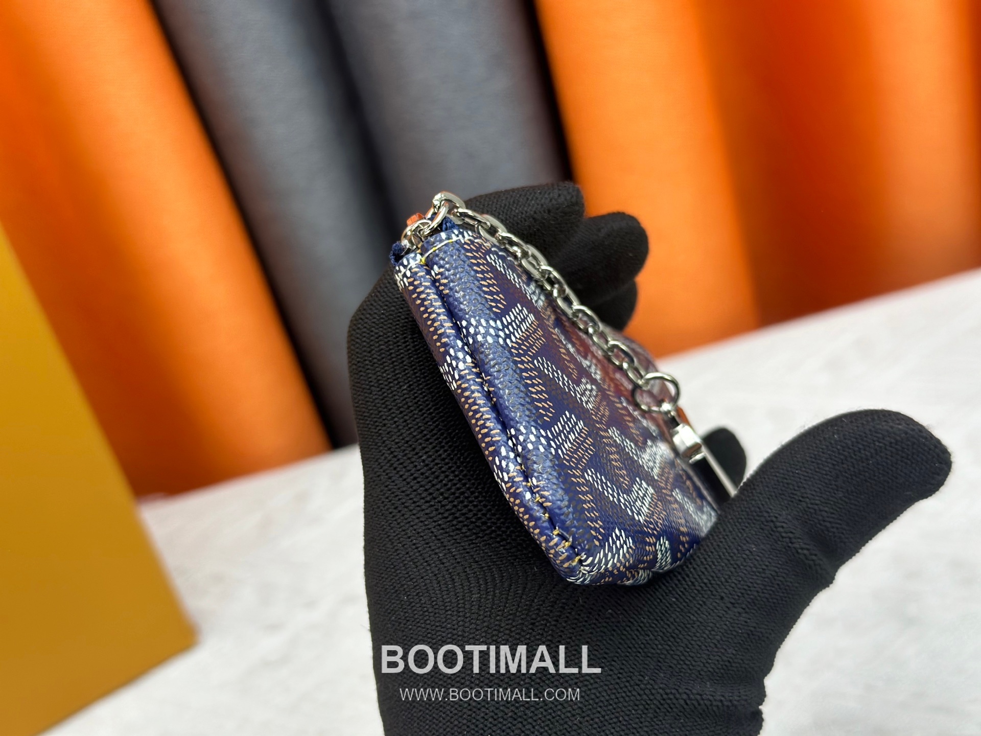 Louis Vuitton Damier Canvas Key Pouch Wallet with Zip Closure Key Ring Detail 루이비통 다미에 캔버스 키 파우치 지갑 G510 12cm 3