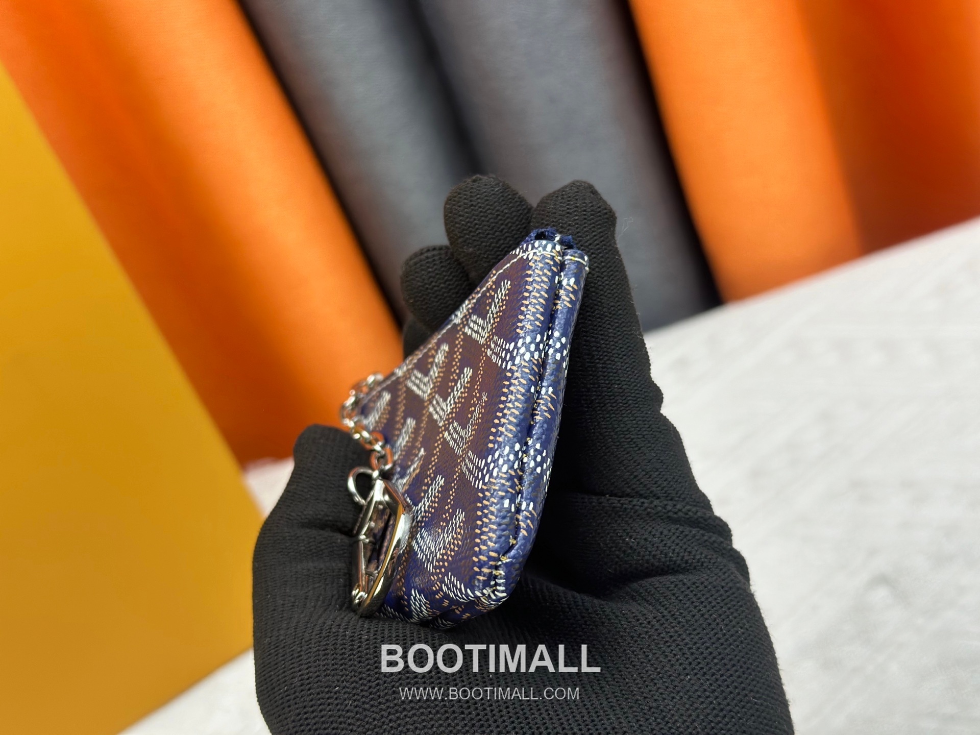 Louis Vuitton Damier Canvas Key Pouch Wallet with Zip Closure Key Ring Detail 루이비통 다미에 캔버스 키 파우치 지갑 G510 12cm 4