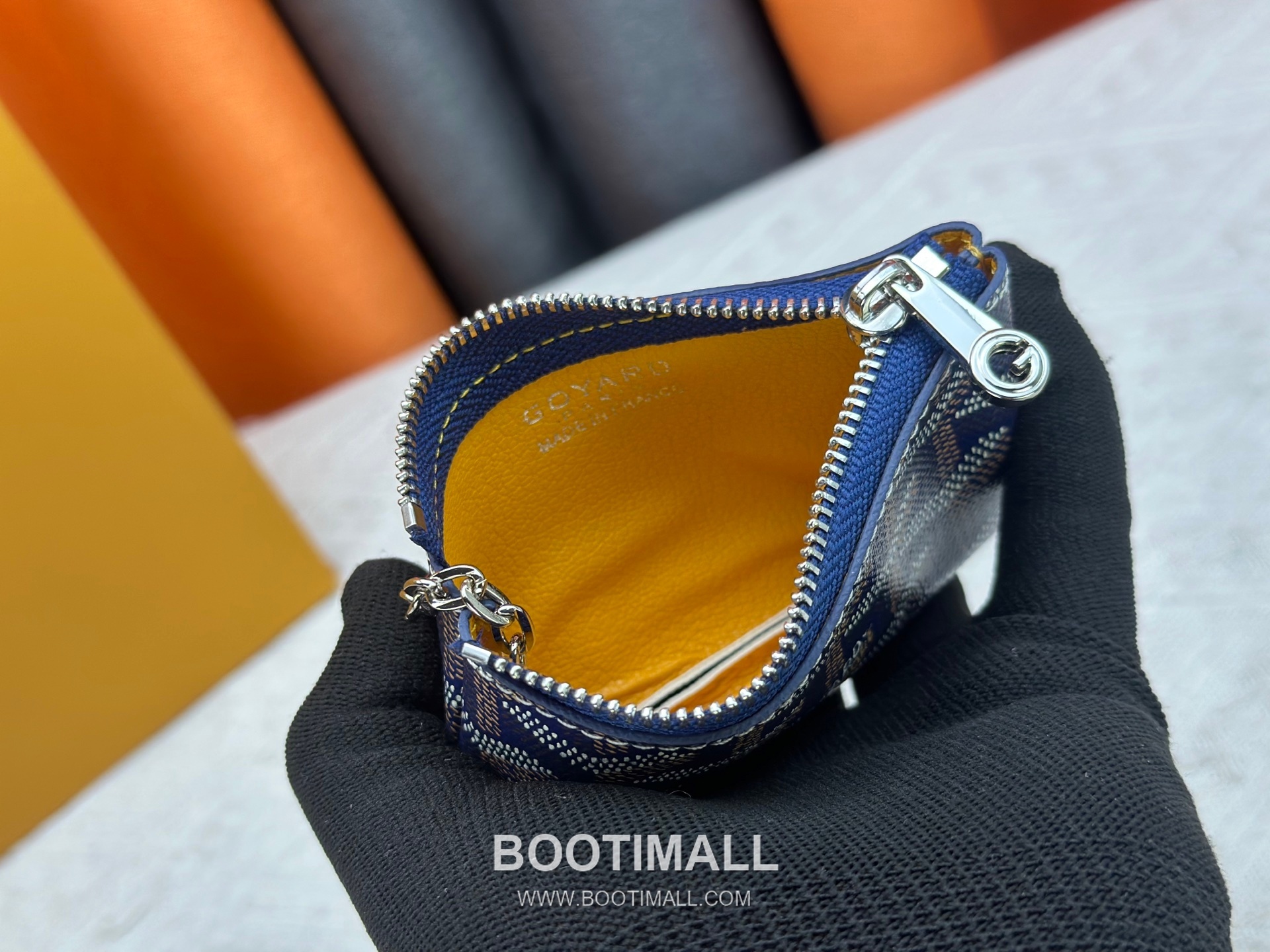 Louis Vuitton Damier Canvas Key Pouch Wallet with Zip Closure Key Ring Detail 루이비통 다미에 캔버스 키 파우치 지갑 G510 12cm 8