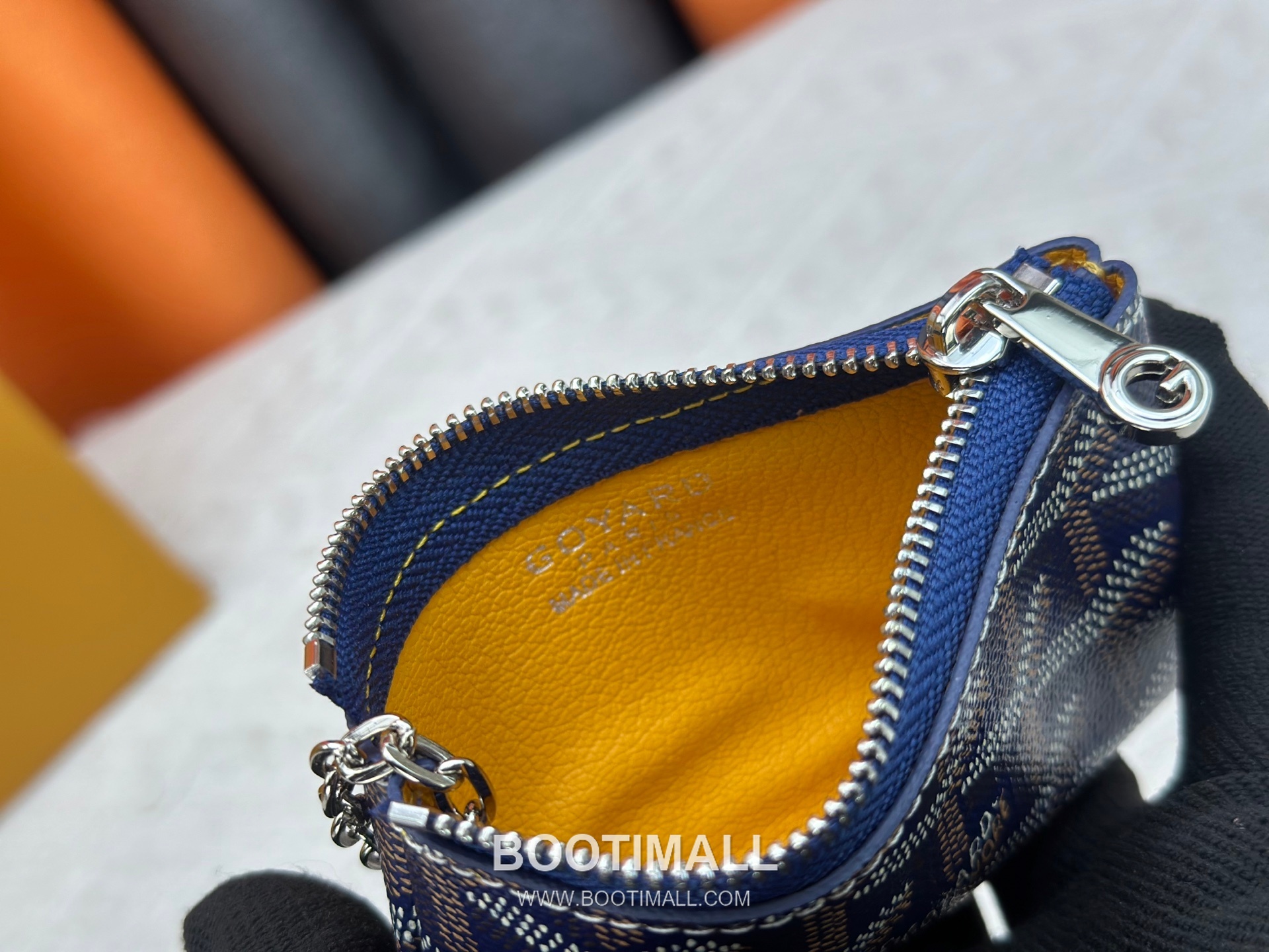 Louis Vuitton Damier Canvas Key Pouch Wallet with Zip Closure Key Ring Detail 루이비통 다미에 캔버스 키 파우치 지갑 G510 12cm 9